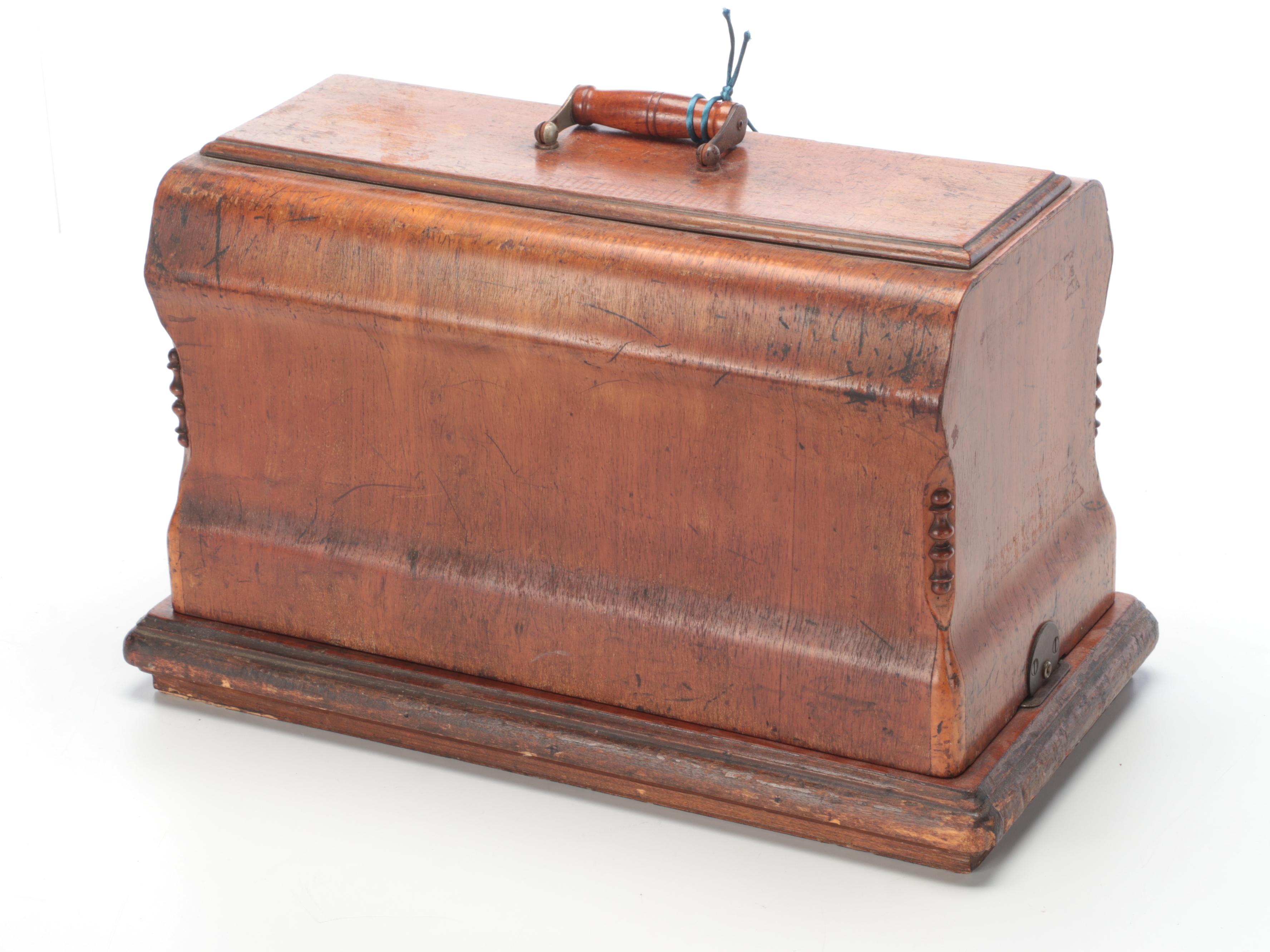 Jones' Sewing Machine Co. Ltd. "Cylinder Shuttle" Metal Sewing Machine