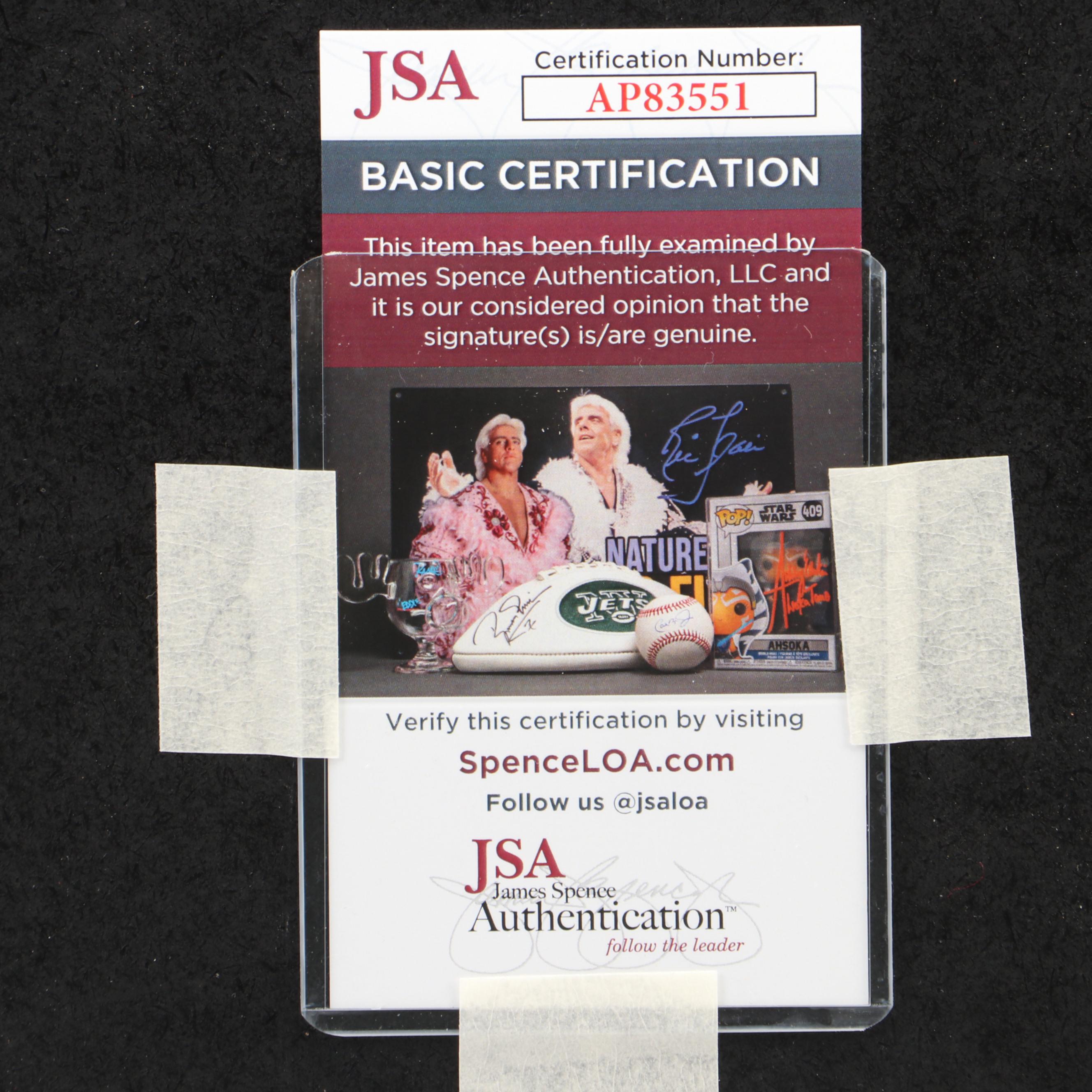 Clayton Moore Signed "The Lone Ranger" Framed Print