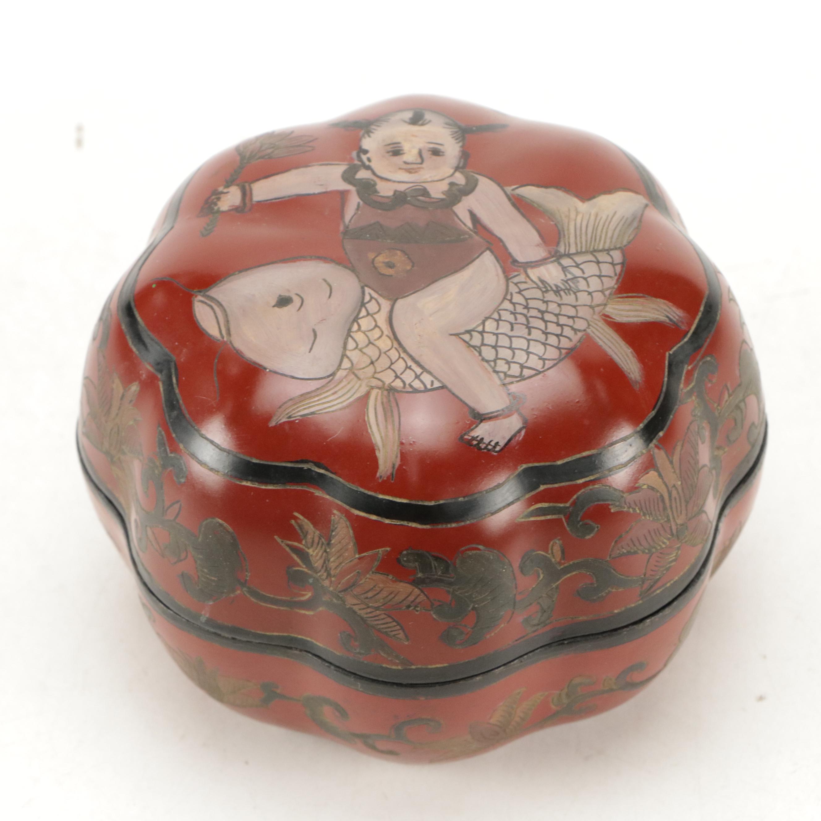 East Asian Lacquered and Hand-Painted Boxes