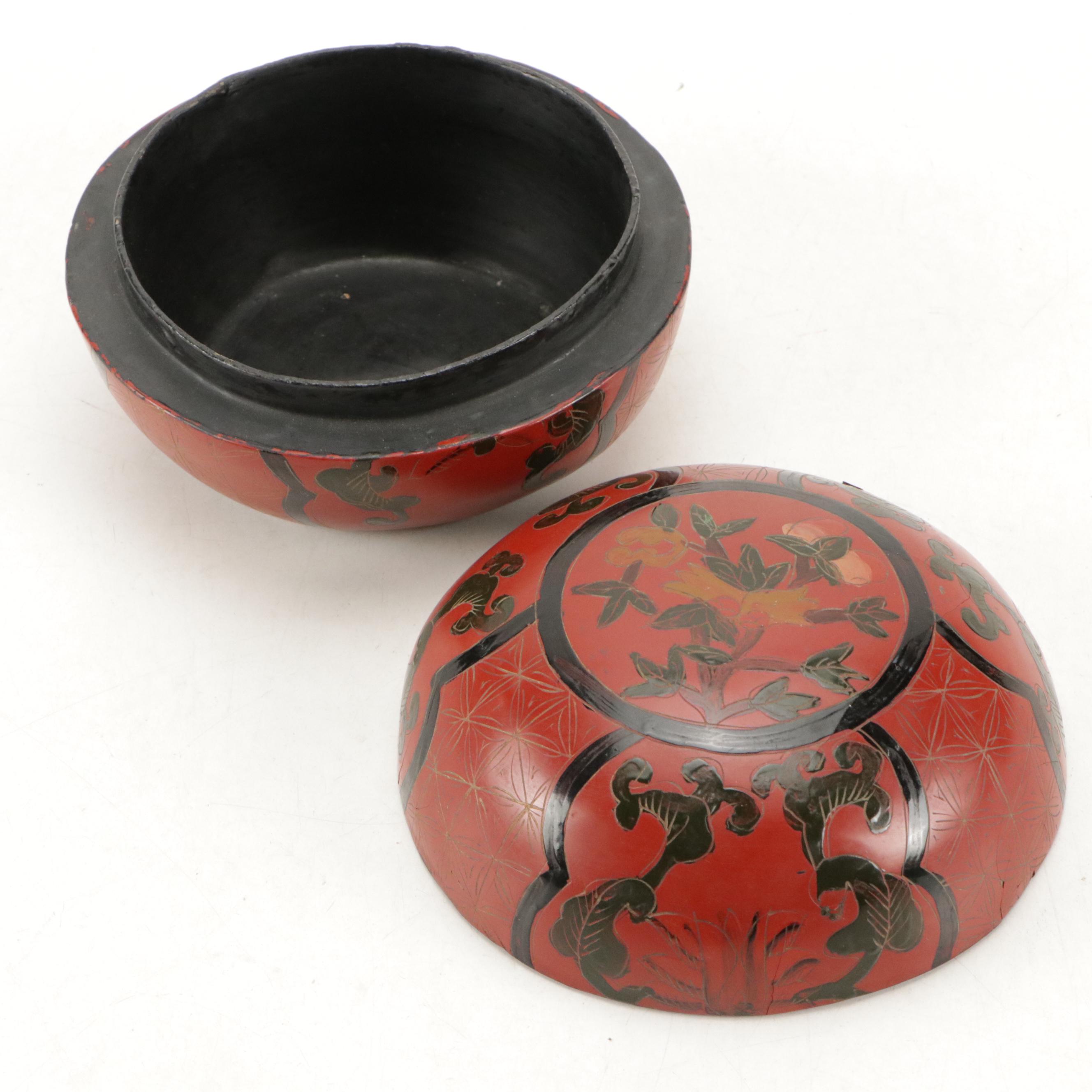 East Asian Lacquered and Hand-Painted Boxes