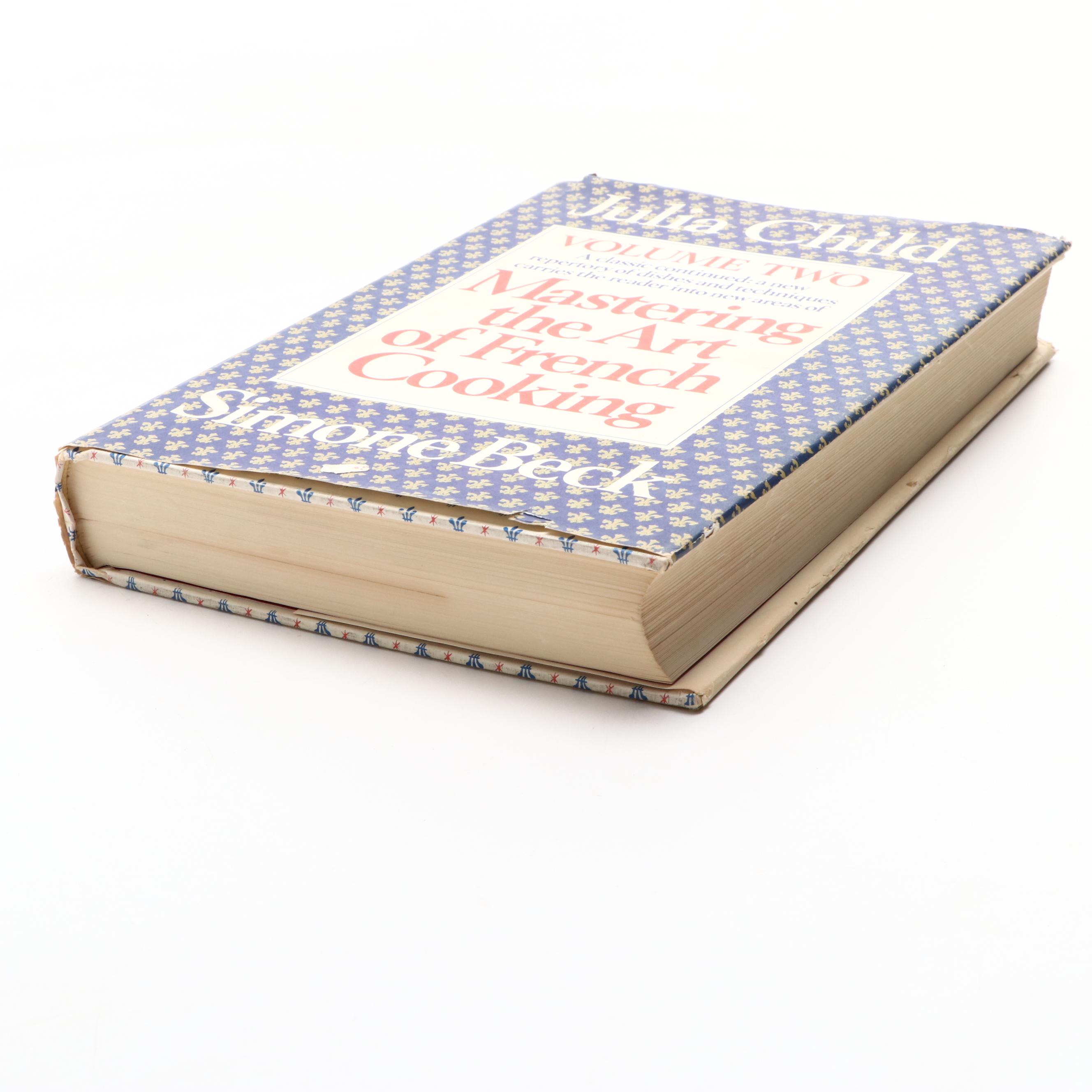 Double Signed "Mastering the Art of French Cooking" Vol. II by Child and Beck