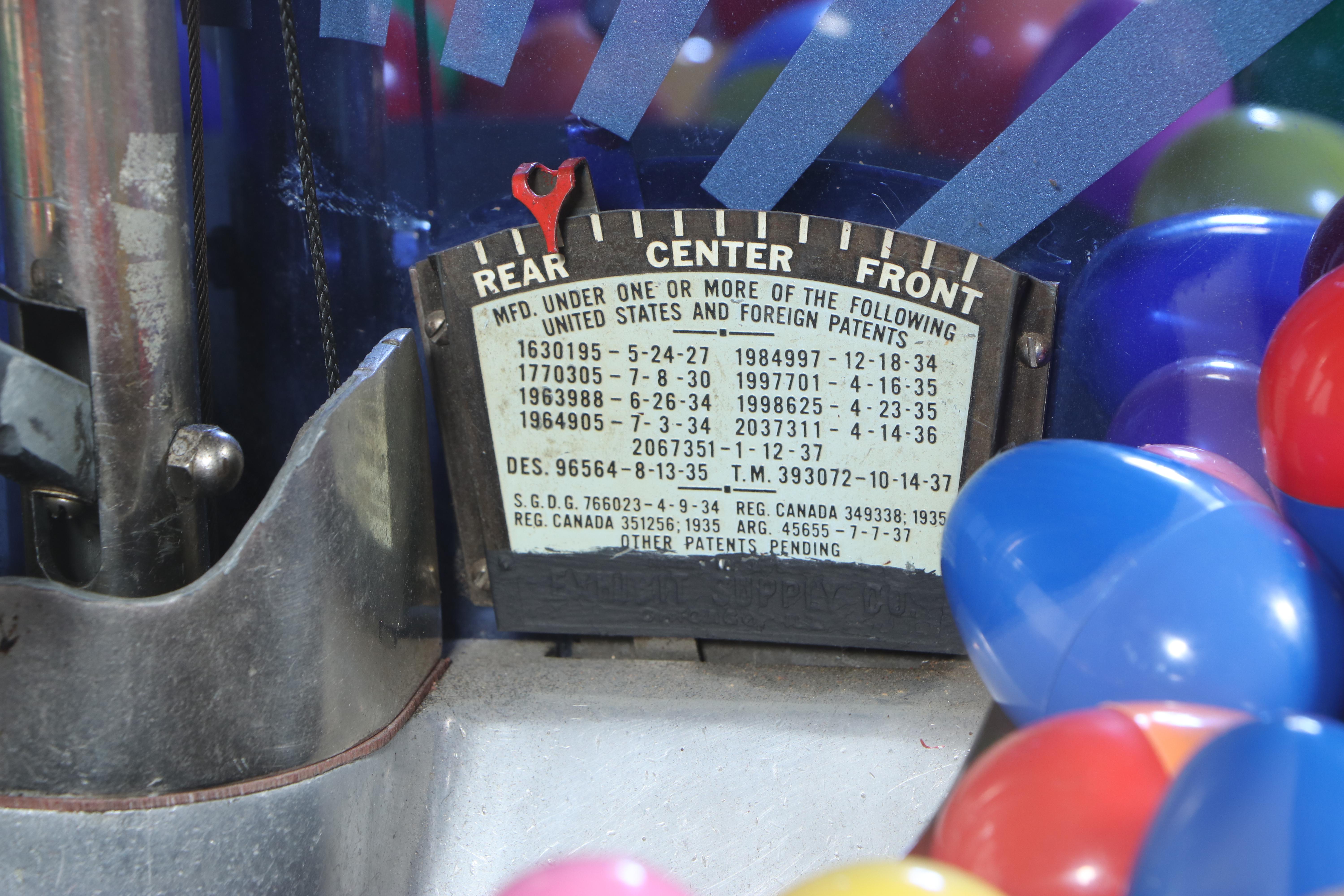 Arcadia Coin-Op Crane Game, circa 1930s