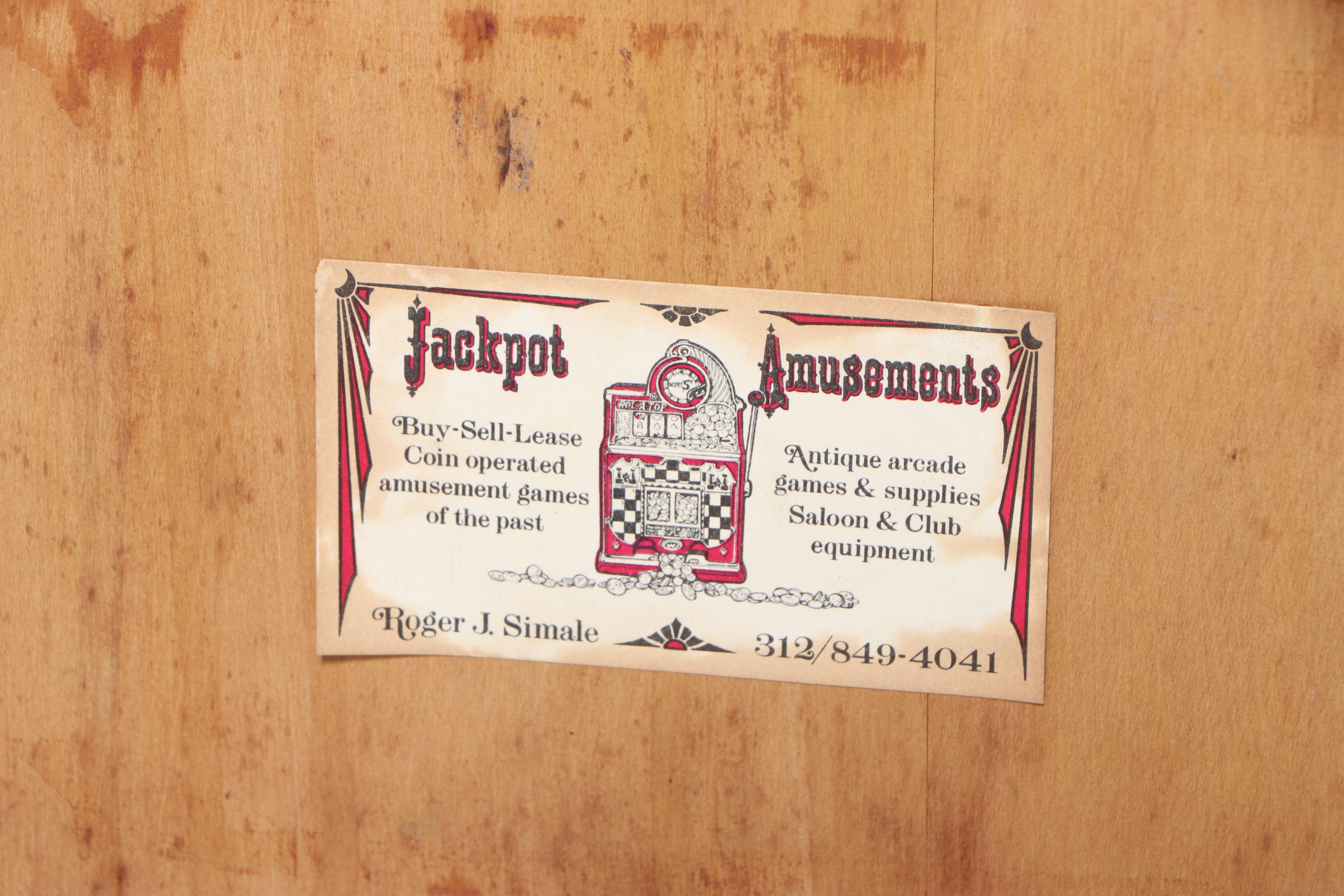 Arcadia Coin-Op Crane Game, circa 1930s