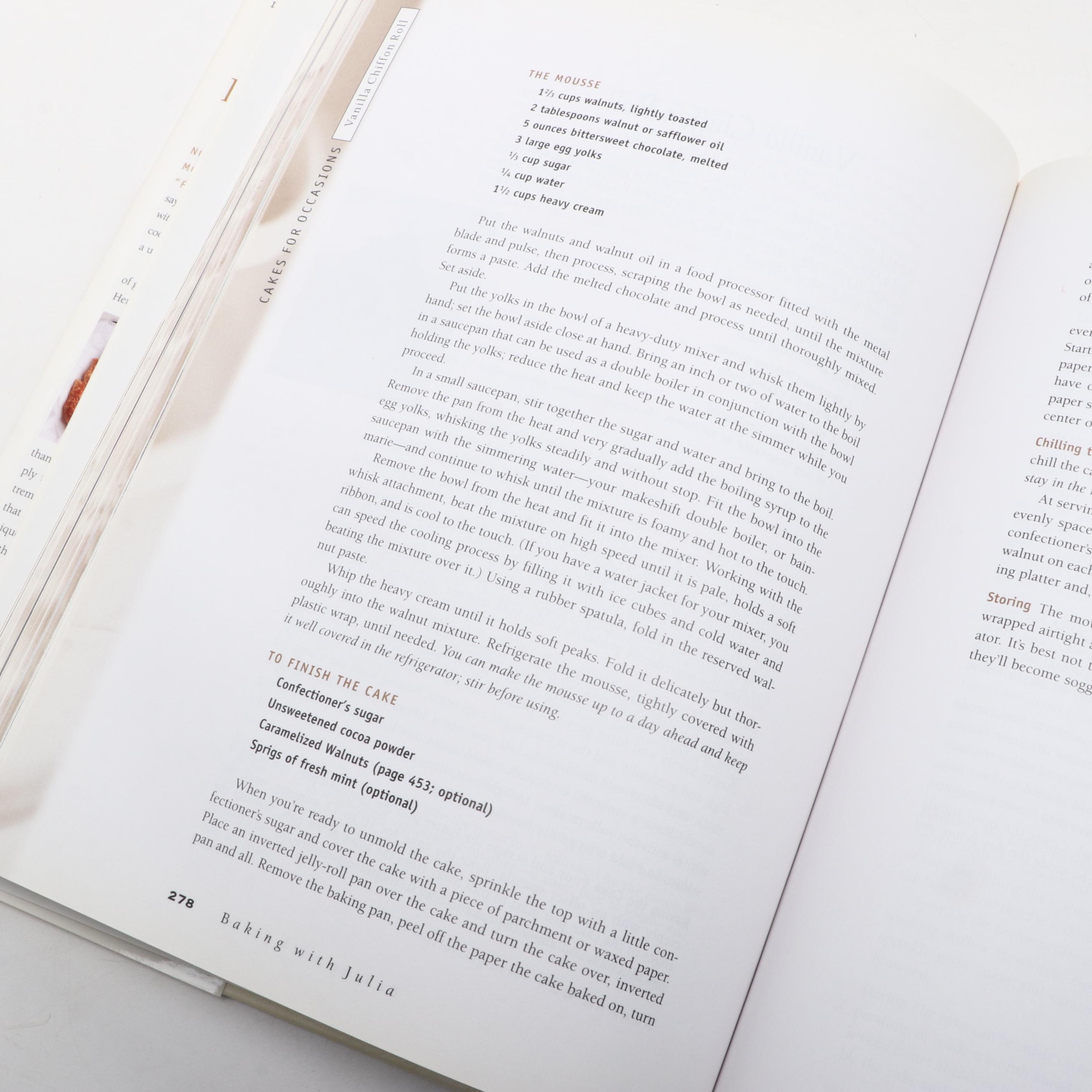 Signed First Edition "Baking with Julia" by Dorie Greenspan, 1996