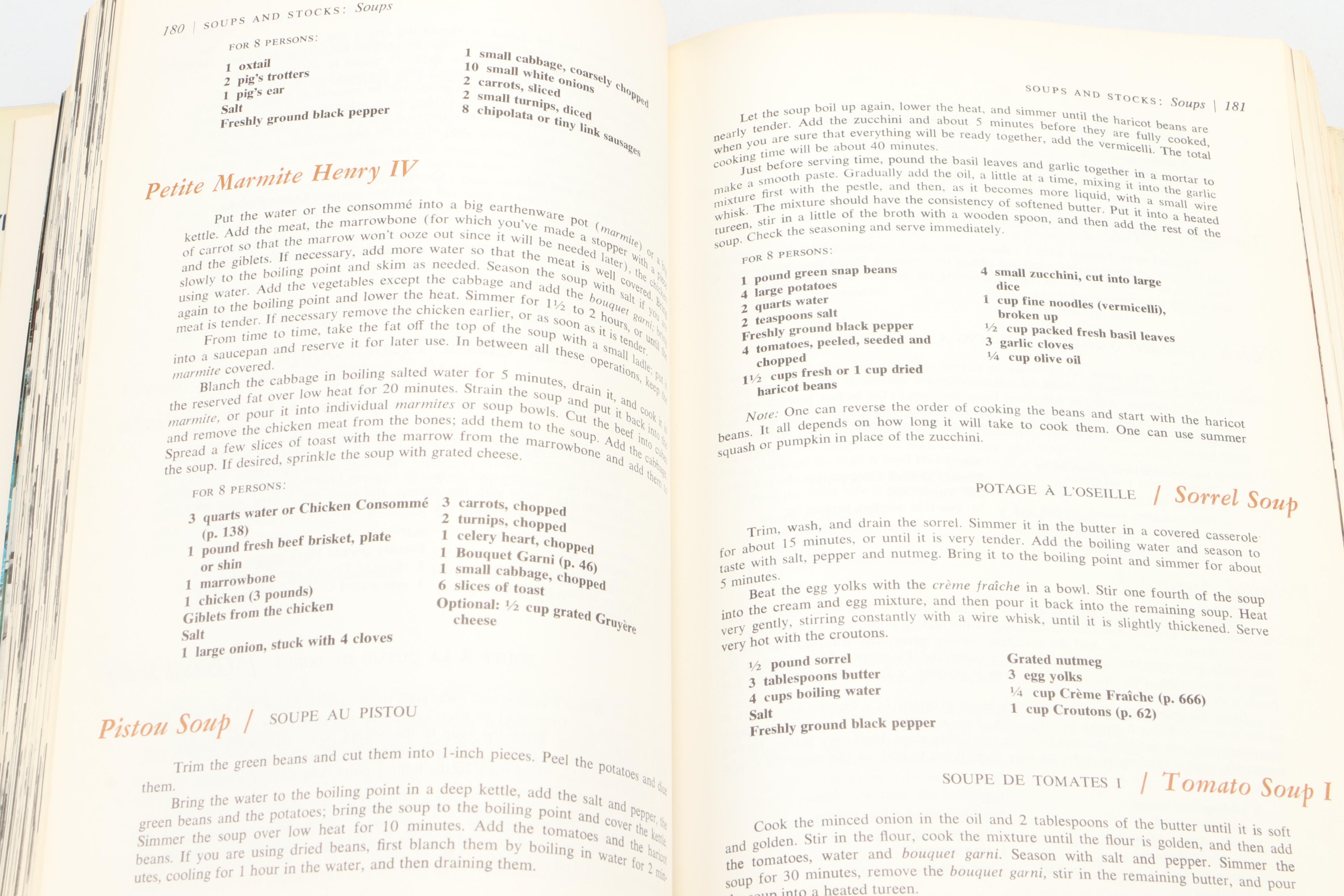 Signed "La Cuisine: Secrets of Modern French Cooking" by Raymond Oliver, 1969