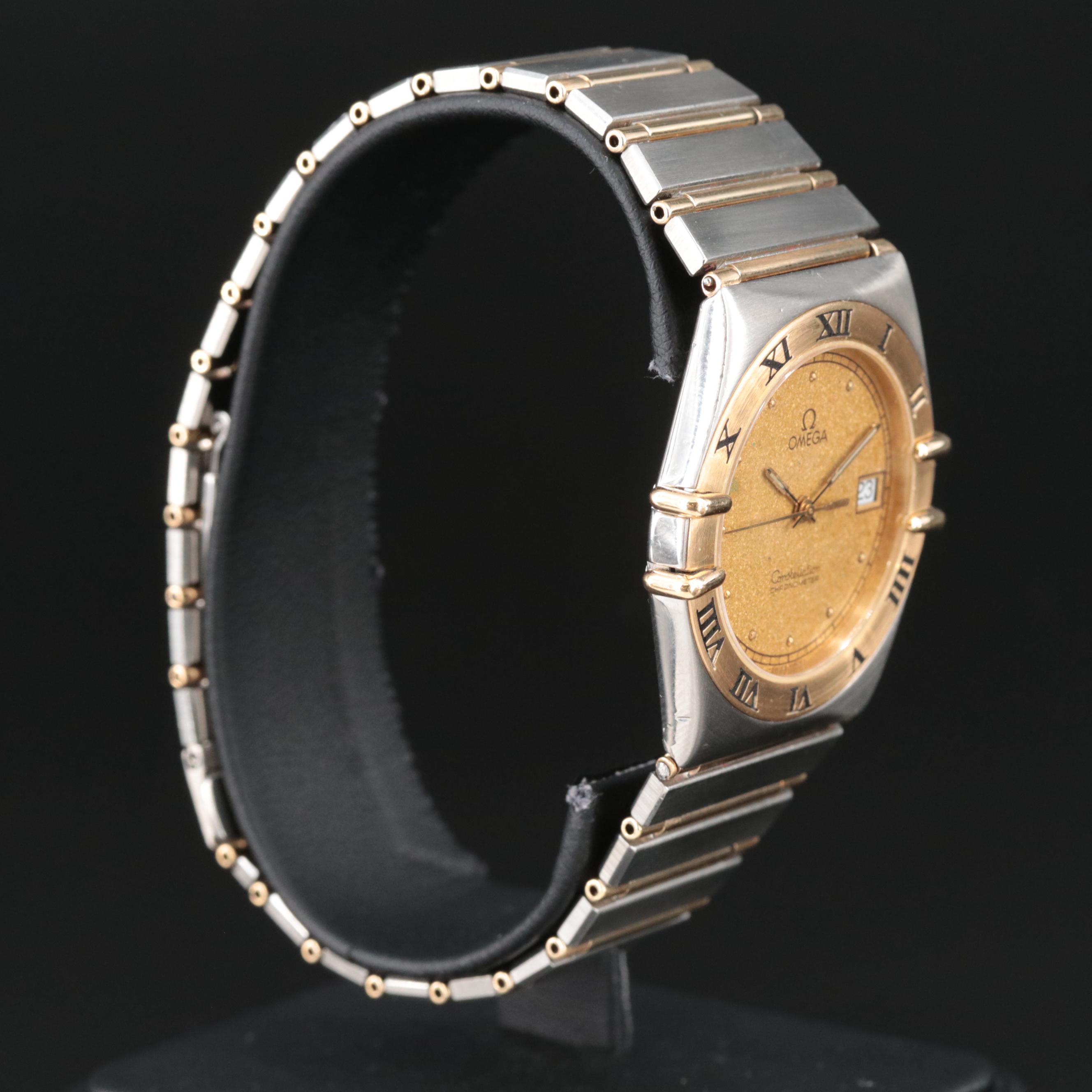 Omega Constellation Quartz Chronometer with Date Watch