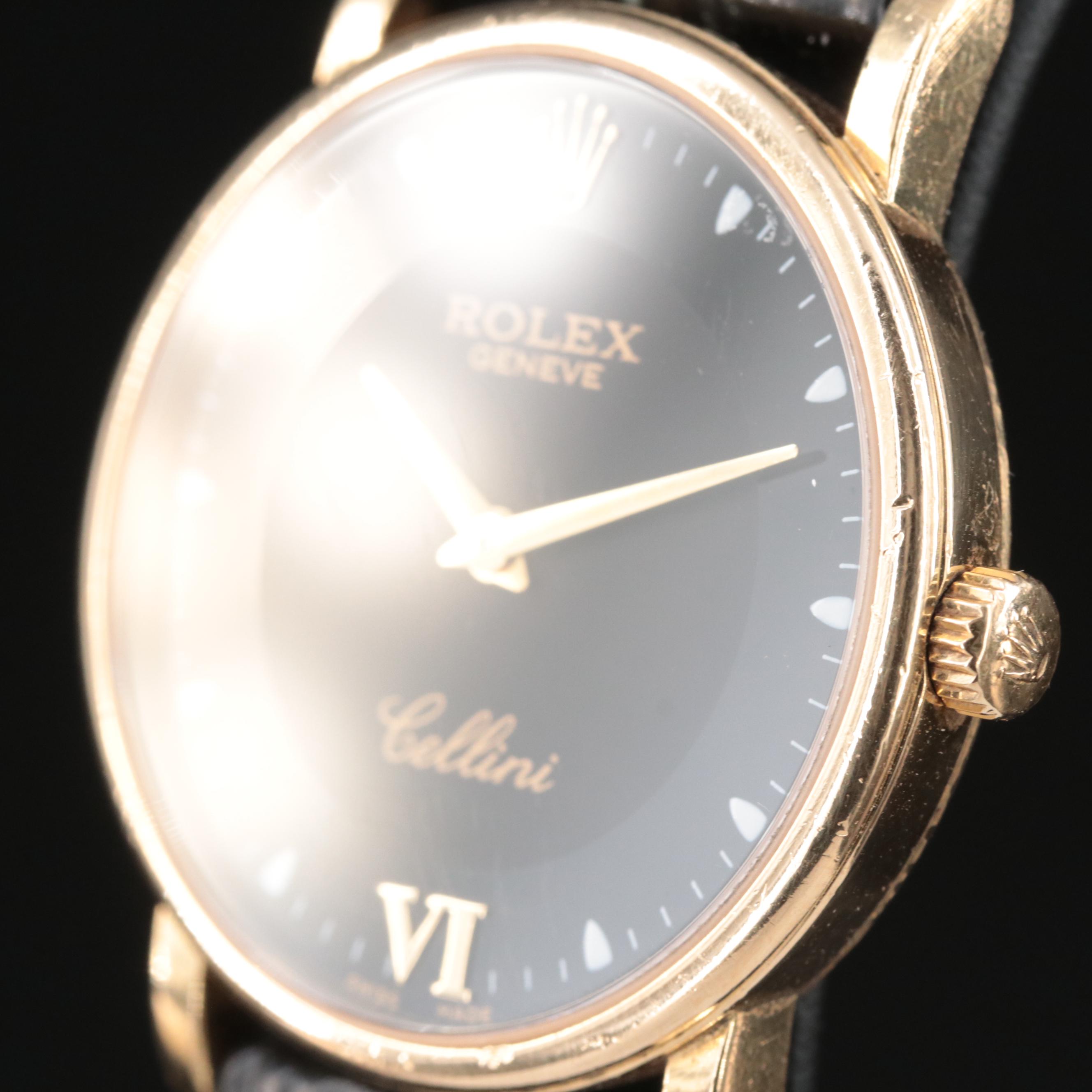 1990s 18K Rolex Cellini Classic Watch