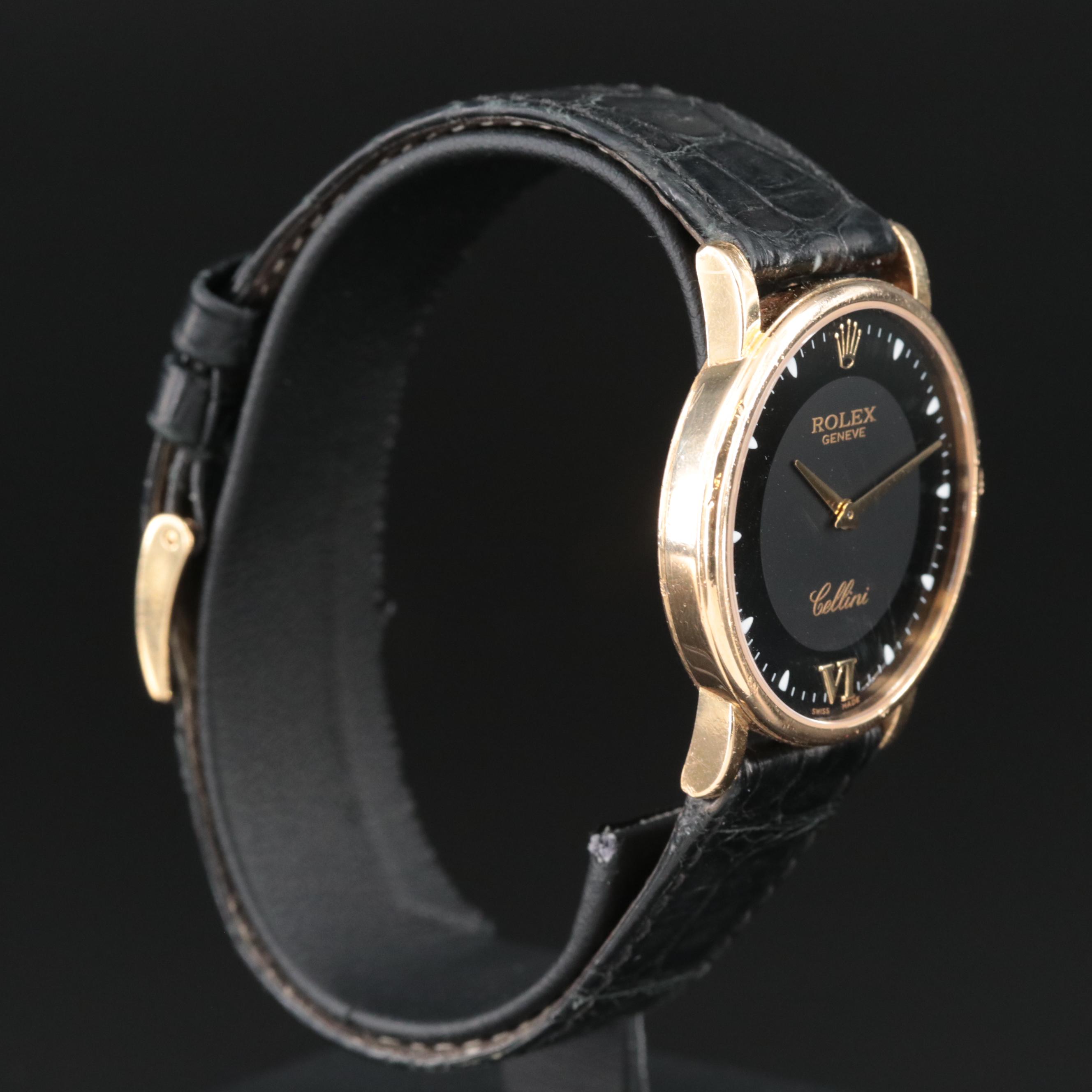 1990s 18K Rolex Cellini Classic Watch