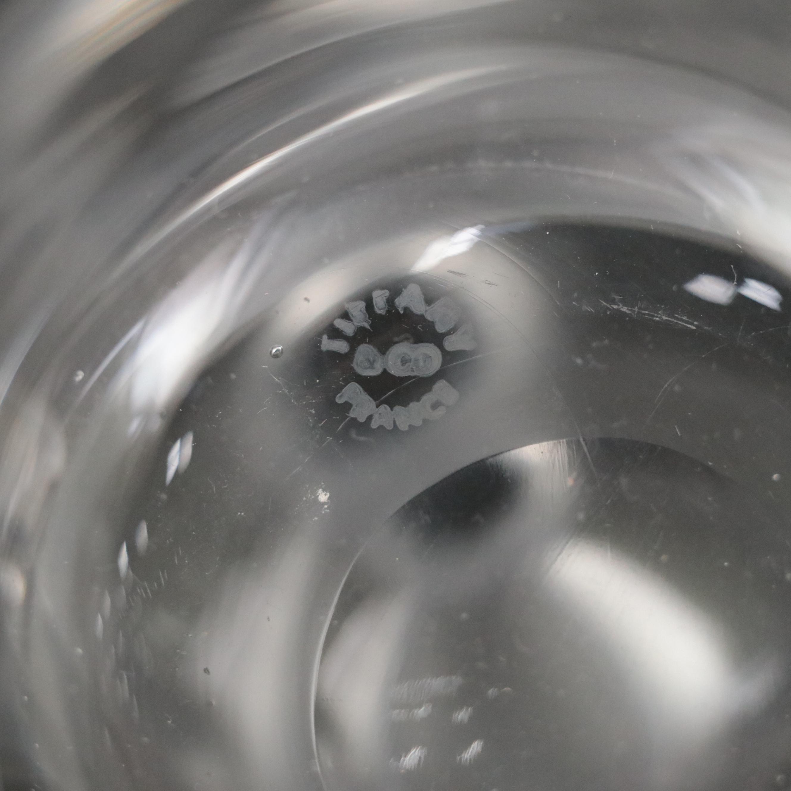 Tiffany & Co. Crystal Decanter and Orrefors "Belle" Crystal Vase