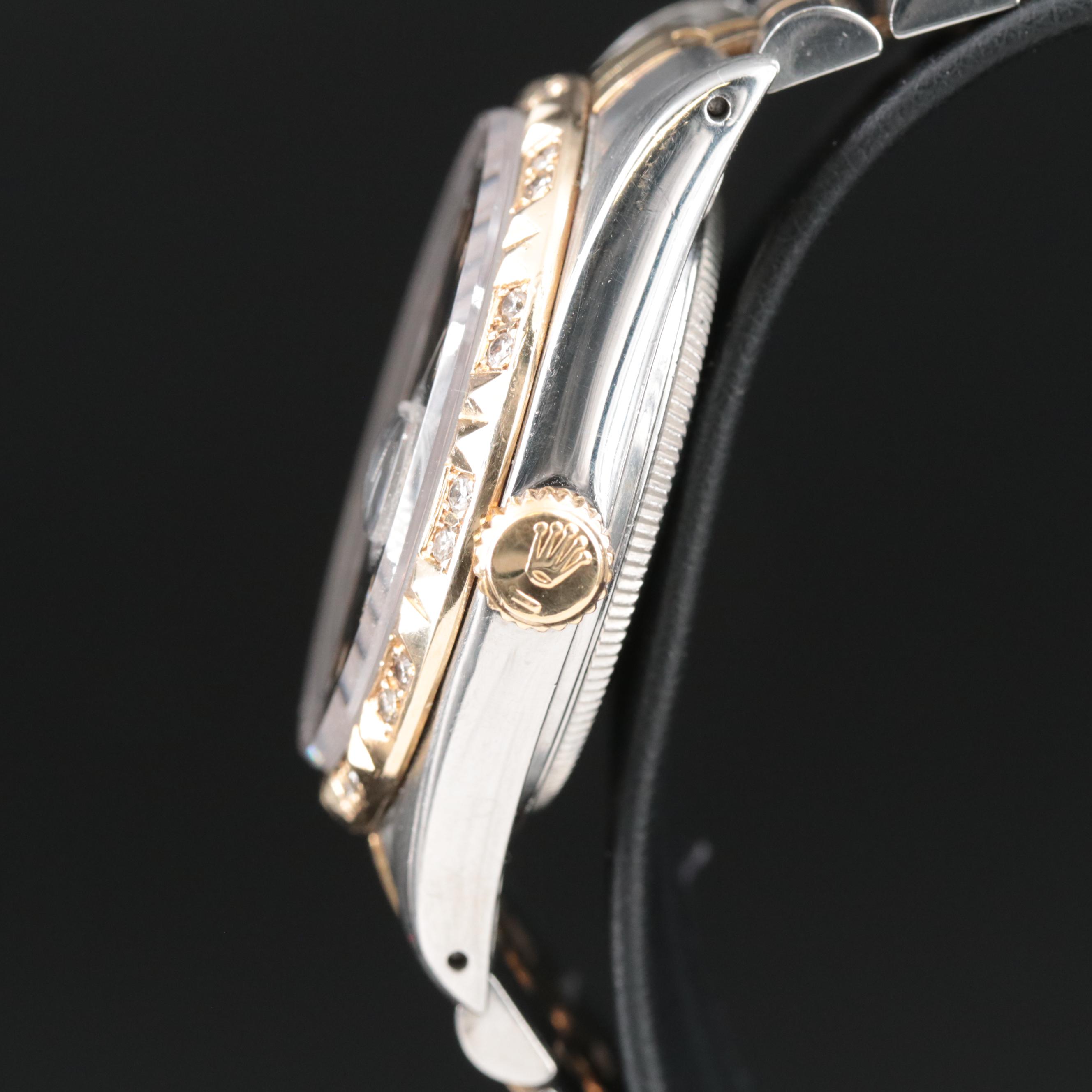 1987 Rolex Oyster Perpetual Diamond Datejust Watch