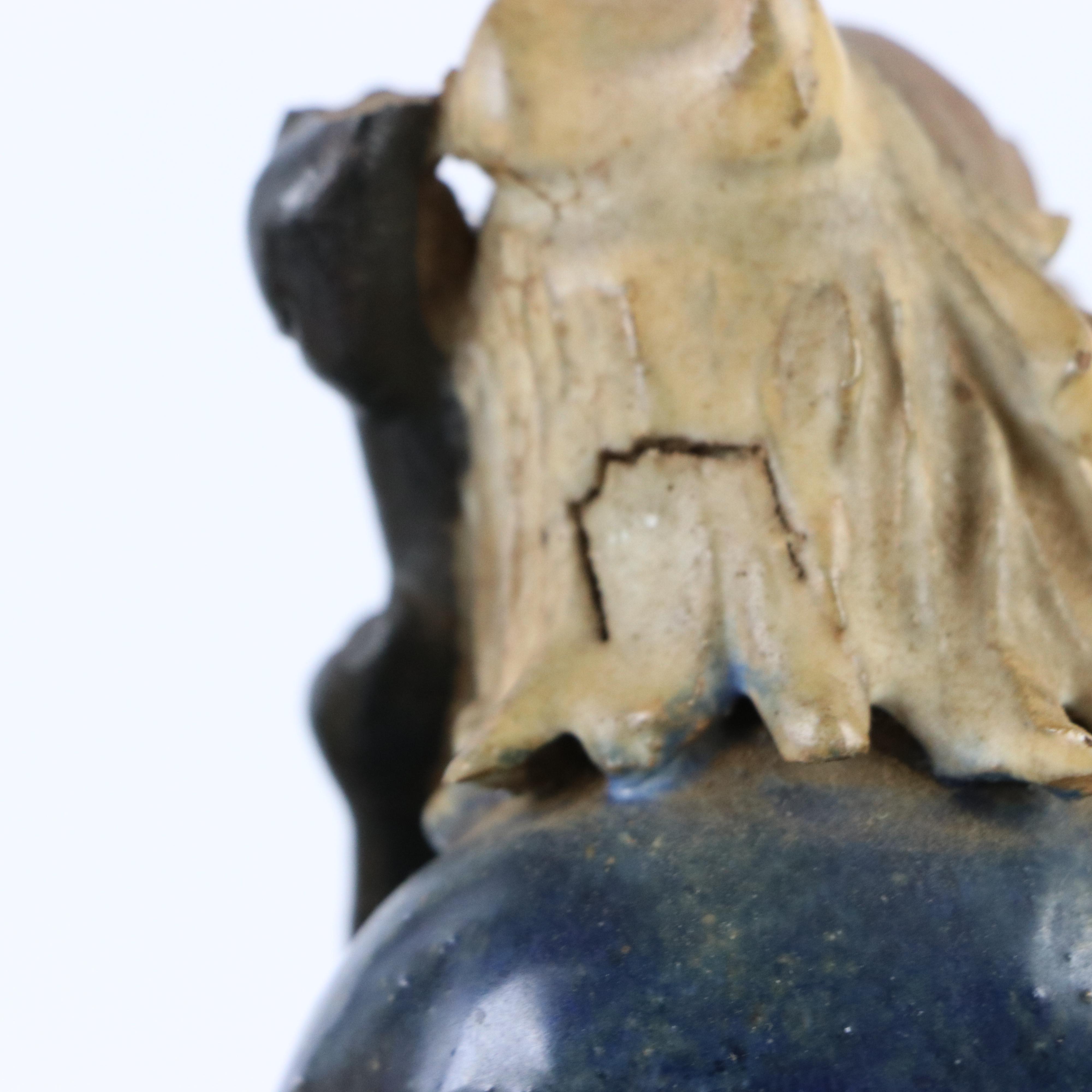 Chinese Shiwan Ware Pottery Figures