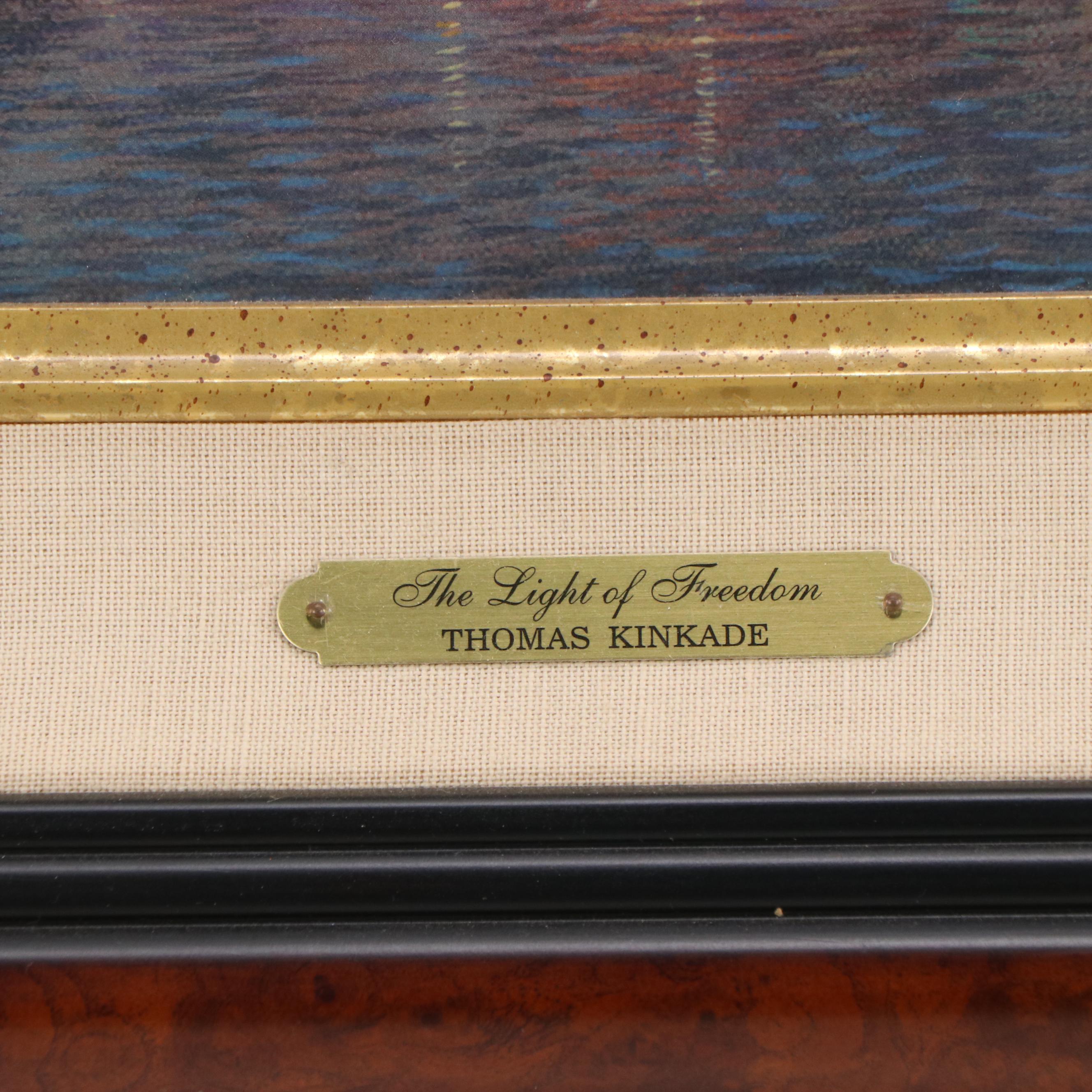 Thomas Kinkade Giclee Print "The Light of Freedom"