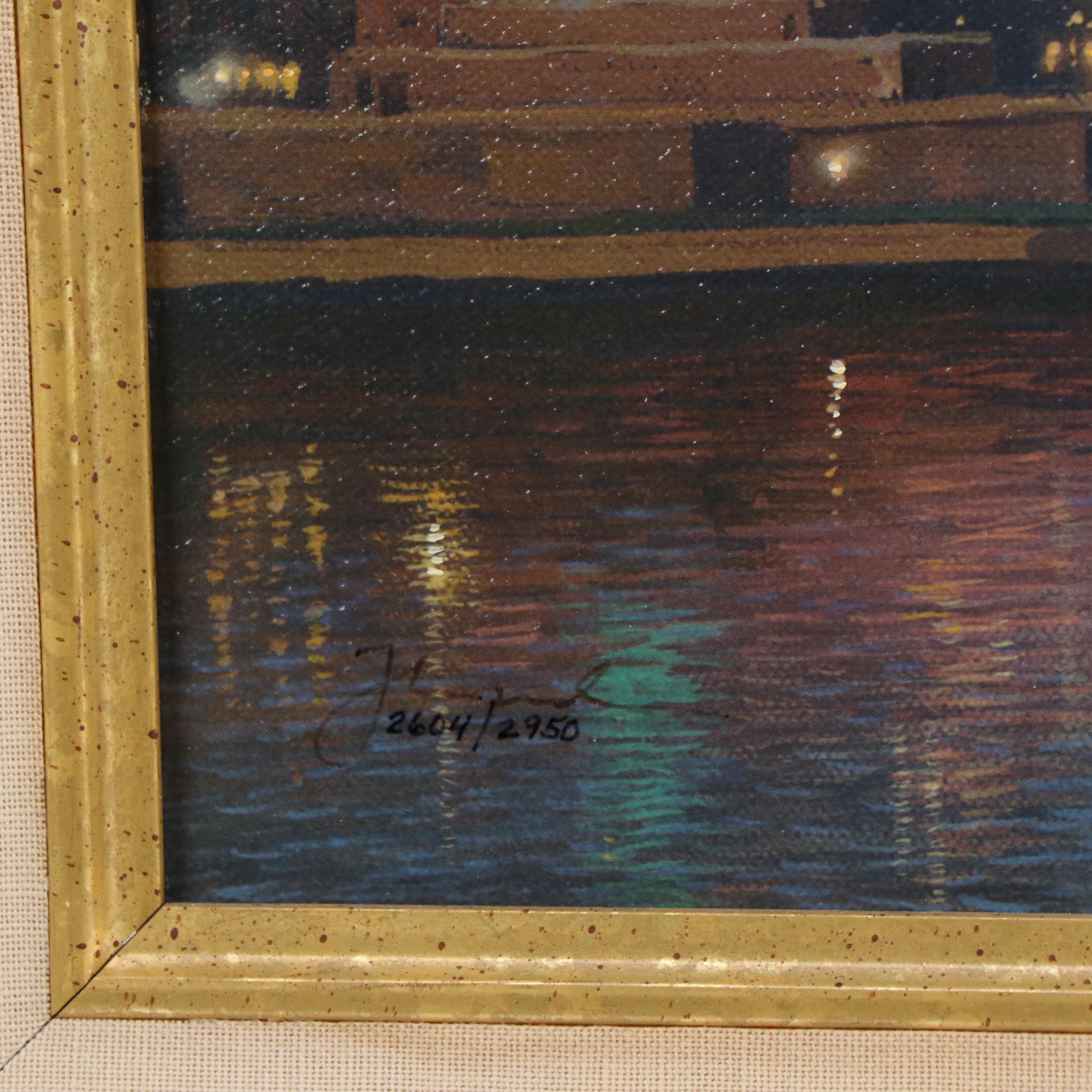 Thomas Kinkade Giclee Print "The Light of Freedom"