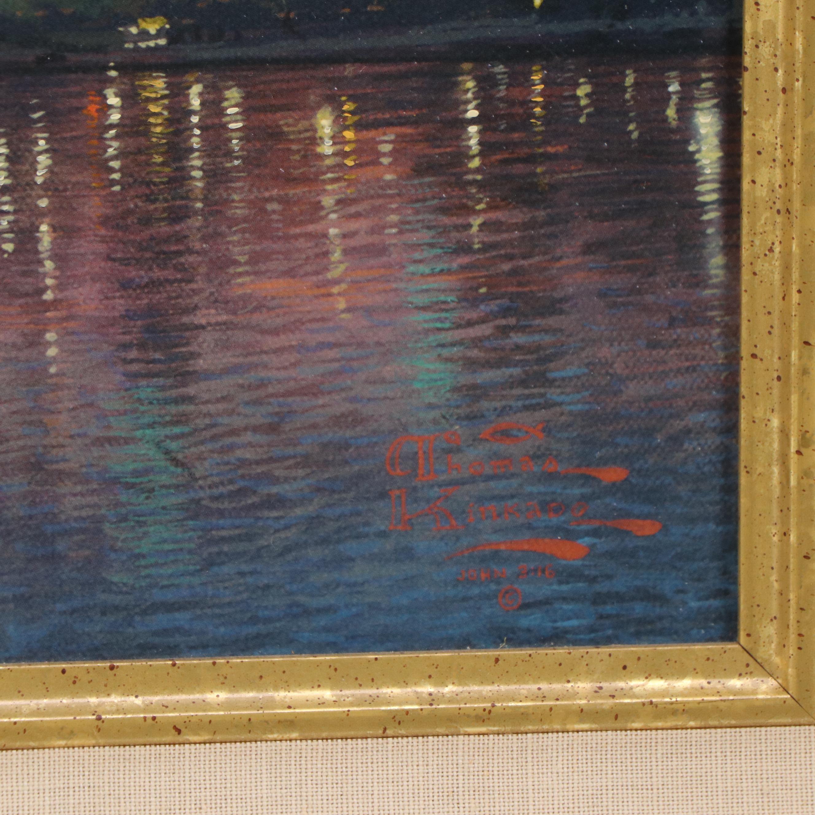 Thomas Kinkade Giclee Print "The Light of Freedom"