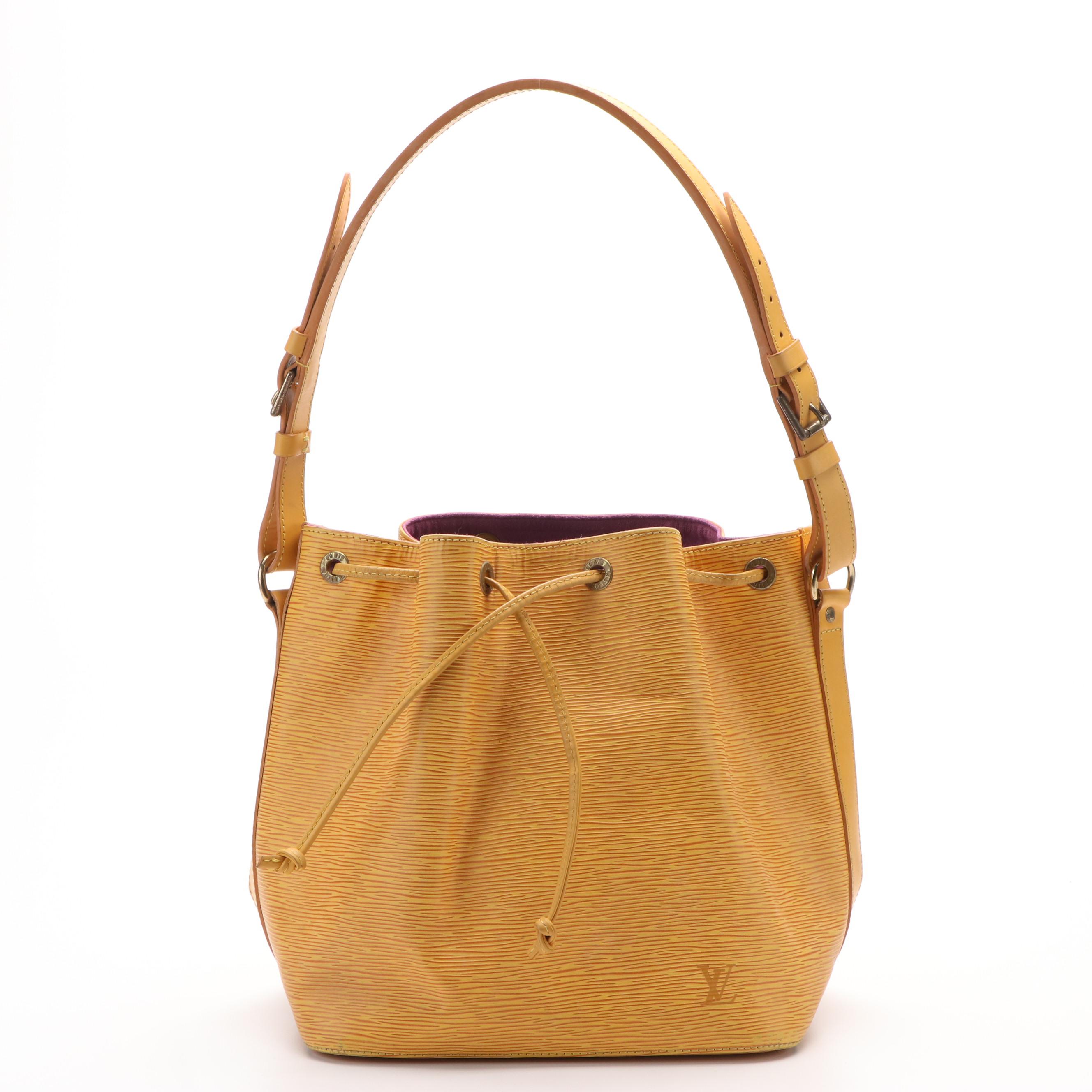 Louis Vuitton Noe Shoulder Bag in Yellow Epi leather