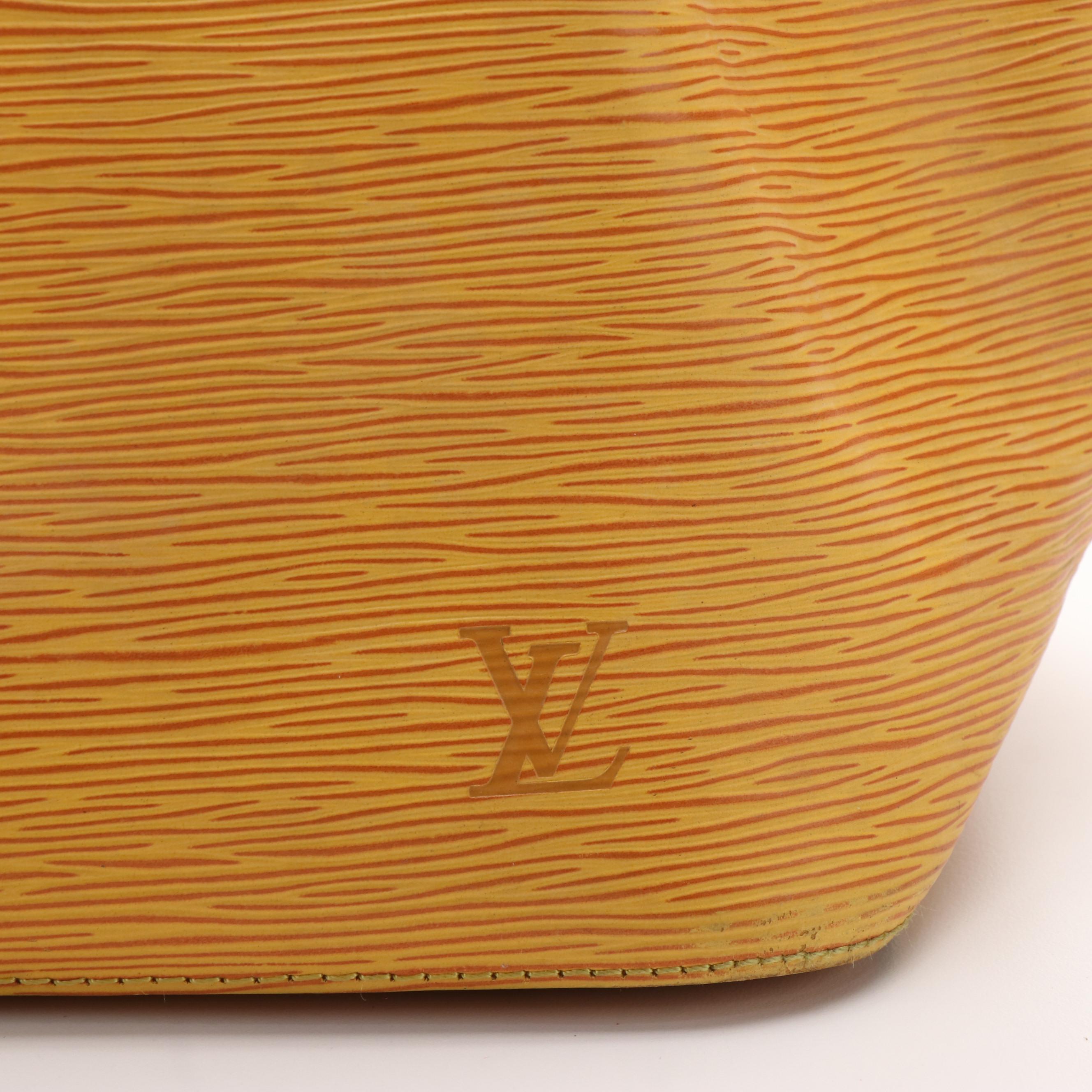 Louis Vuitton Noe Shoulder Bag in Yellow Epi leather