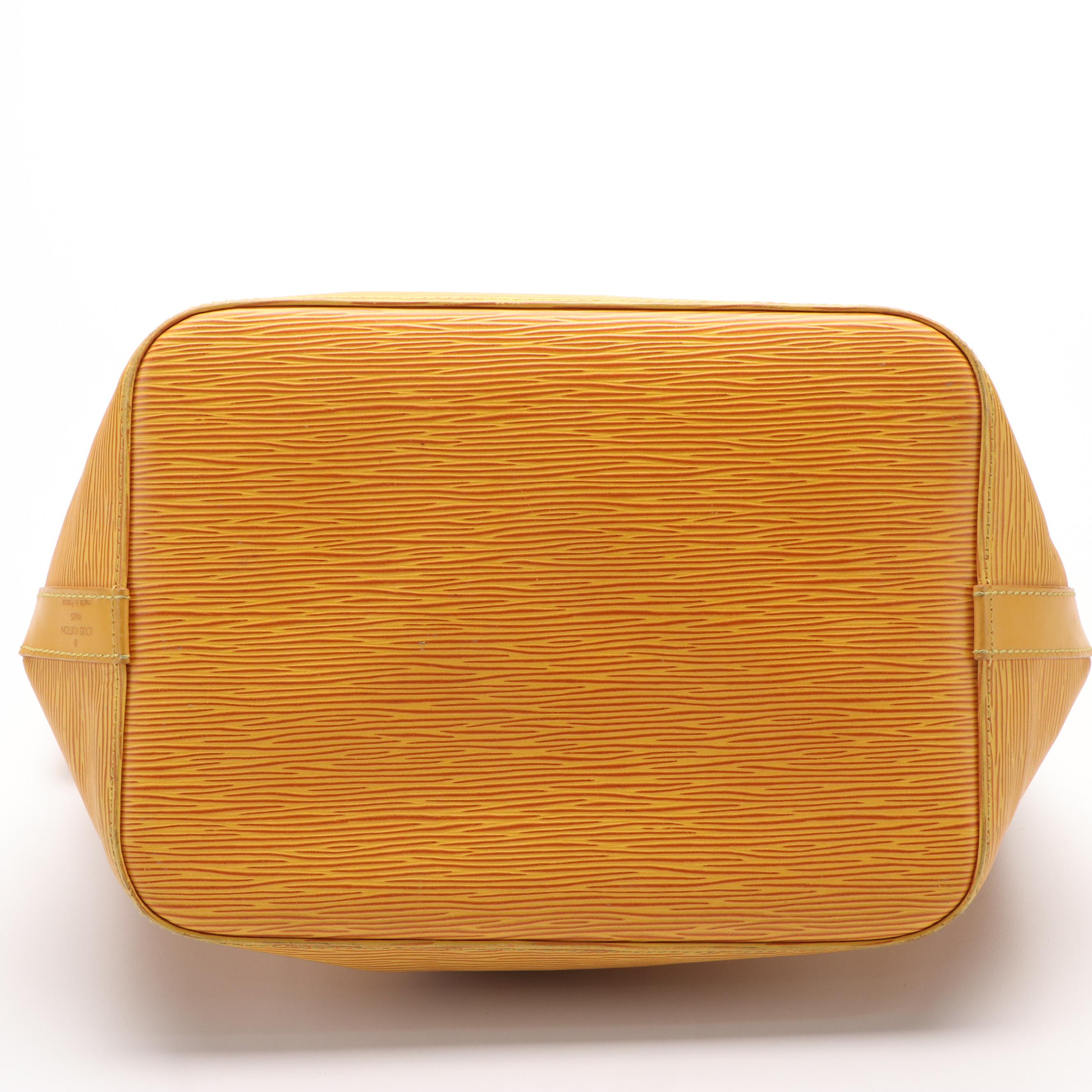 Louis Vuitton Noe Shoulder Bag in Yellow Epi leather