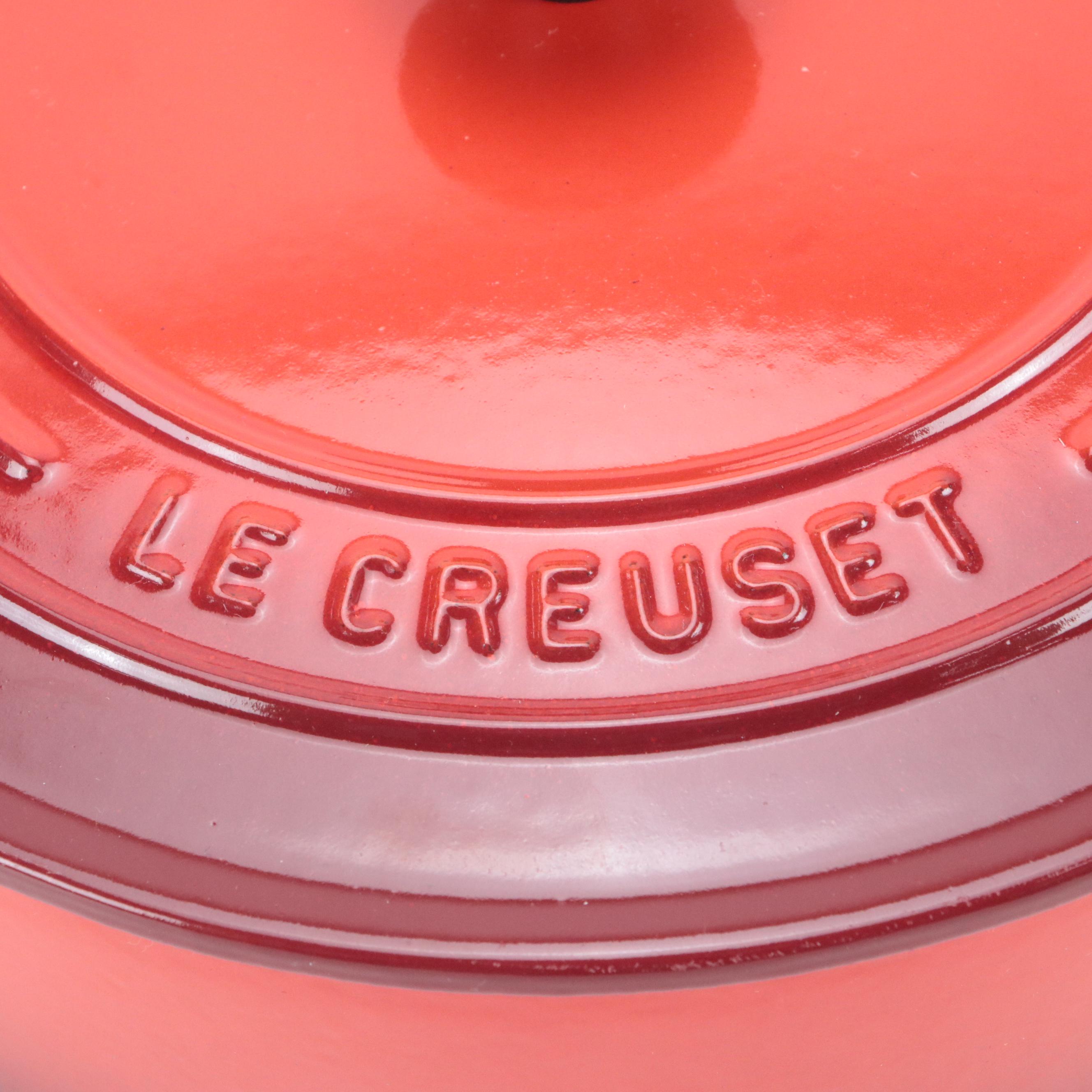 Le Creuset Enameled Cast Iron French Oven with Stoneware Camembert Bakers