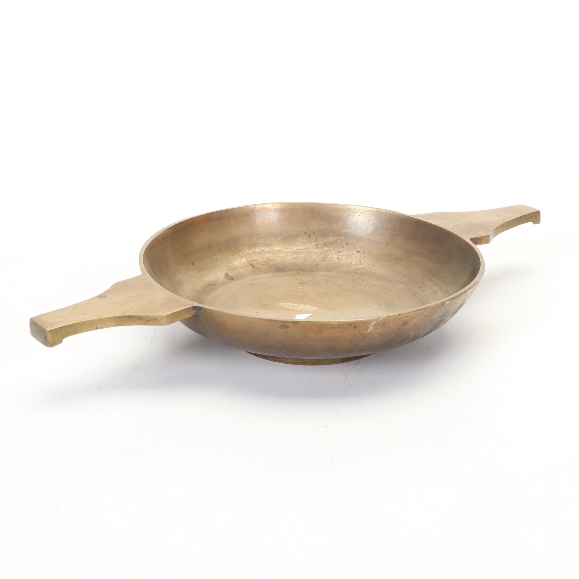 Manning & Bowman Copper Percolator, Brass Porringer and Other Wall Decor