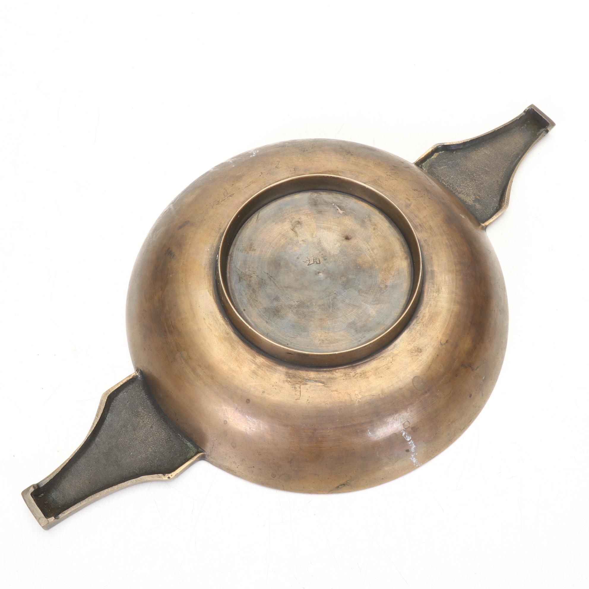 Manning & Bowman Copper Percolator, Brass Porringer and Other Wall Decor