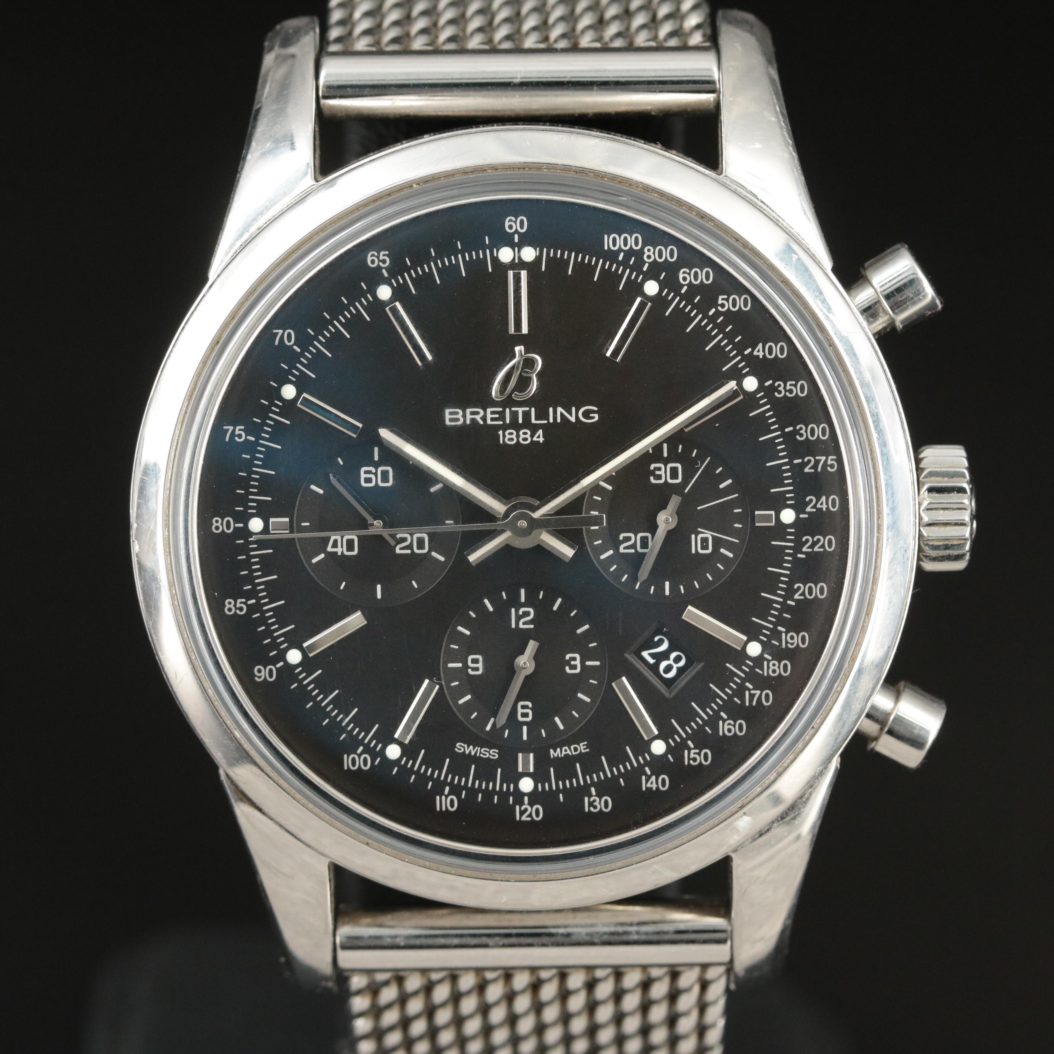 Breitling Transocean Chronograph Watch
