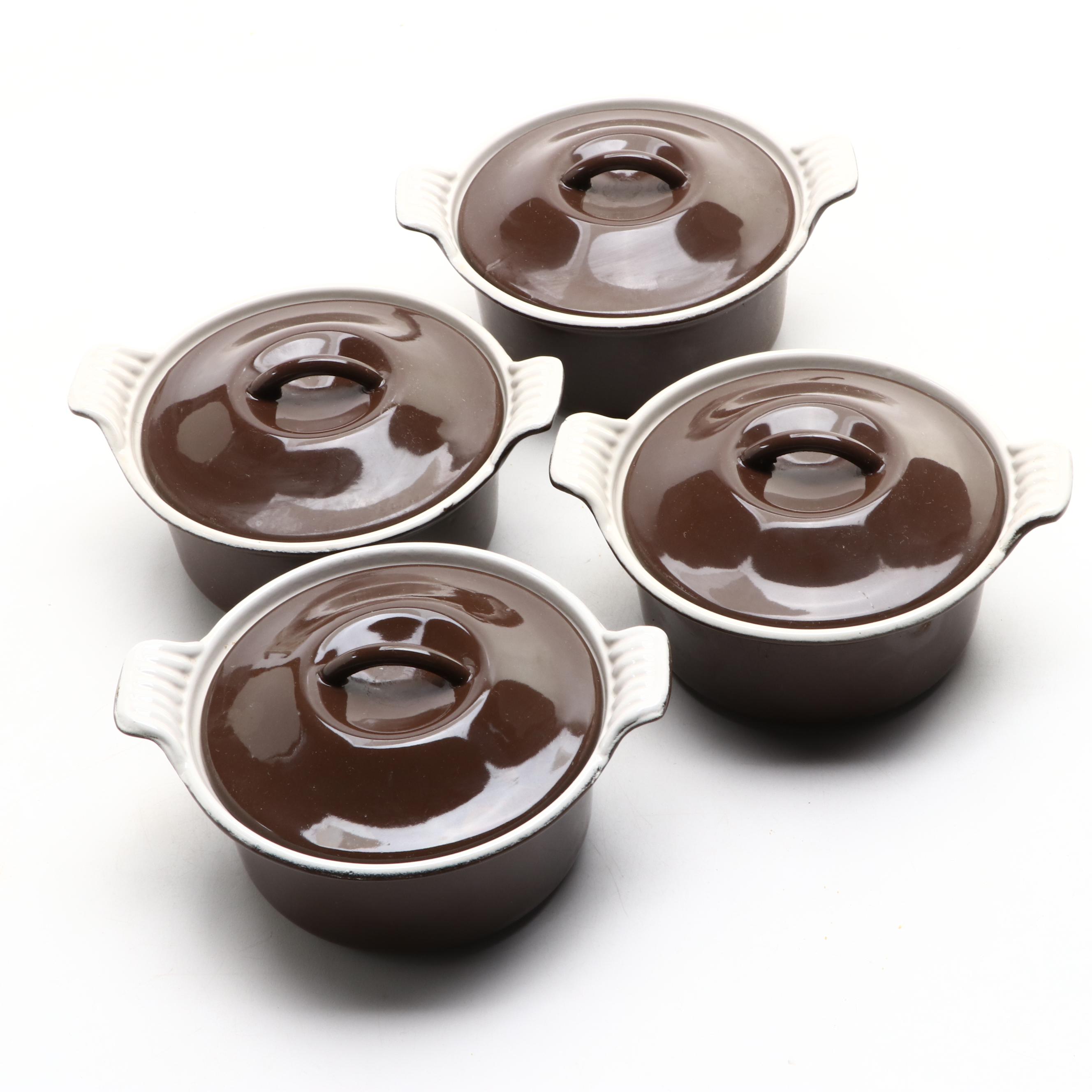 Le Creuset Enameled Cast Iron Cocottes and Pate Terrine