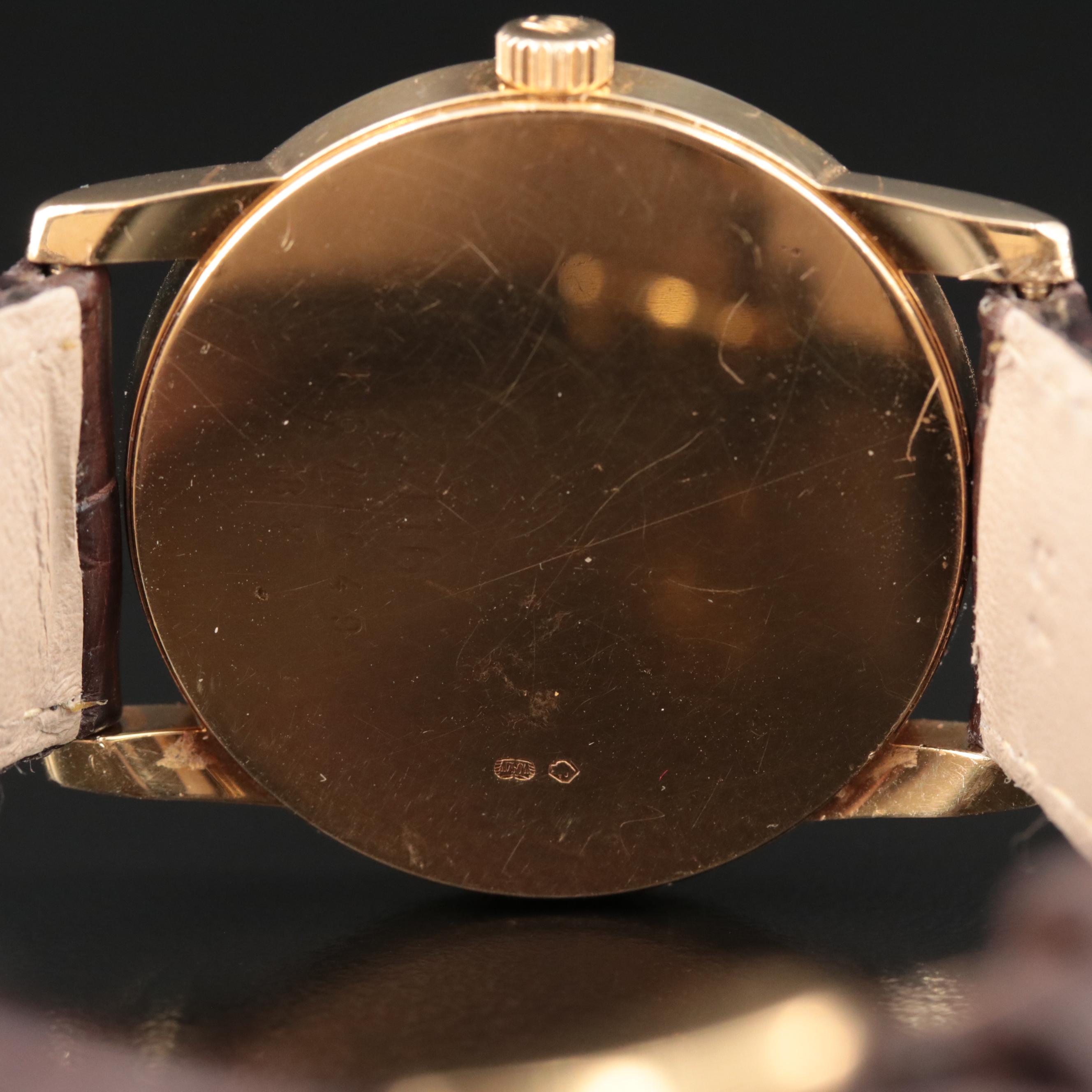 2000s 18K Rolex Cellini Classic with Slate Roman Dial