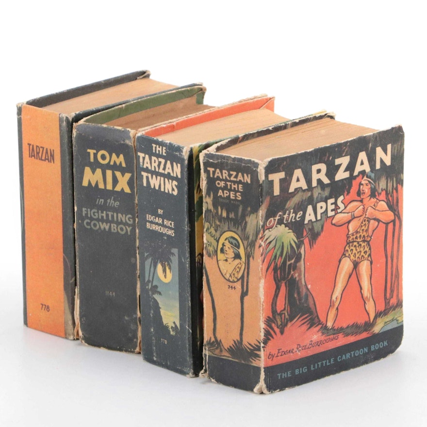 "Tarzan of the Apes" by Edgar Rice Burroughs and More Big Little Books