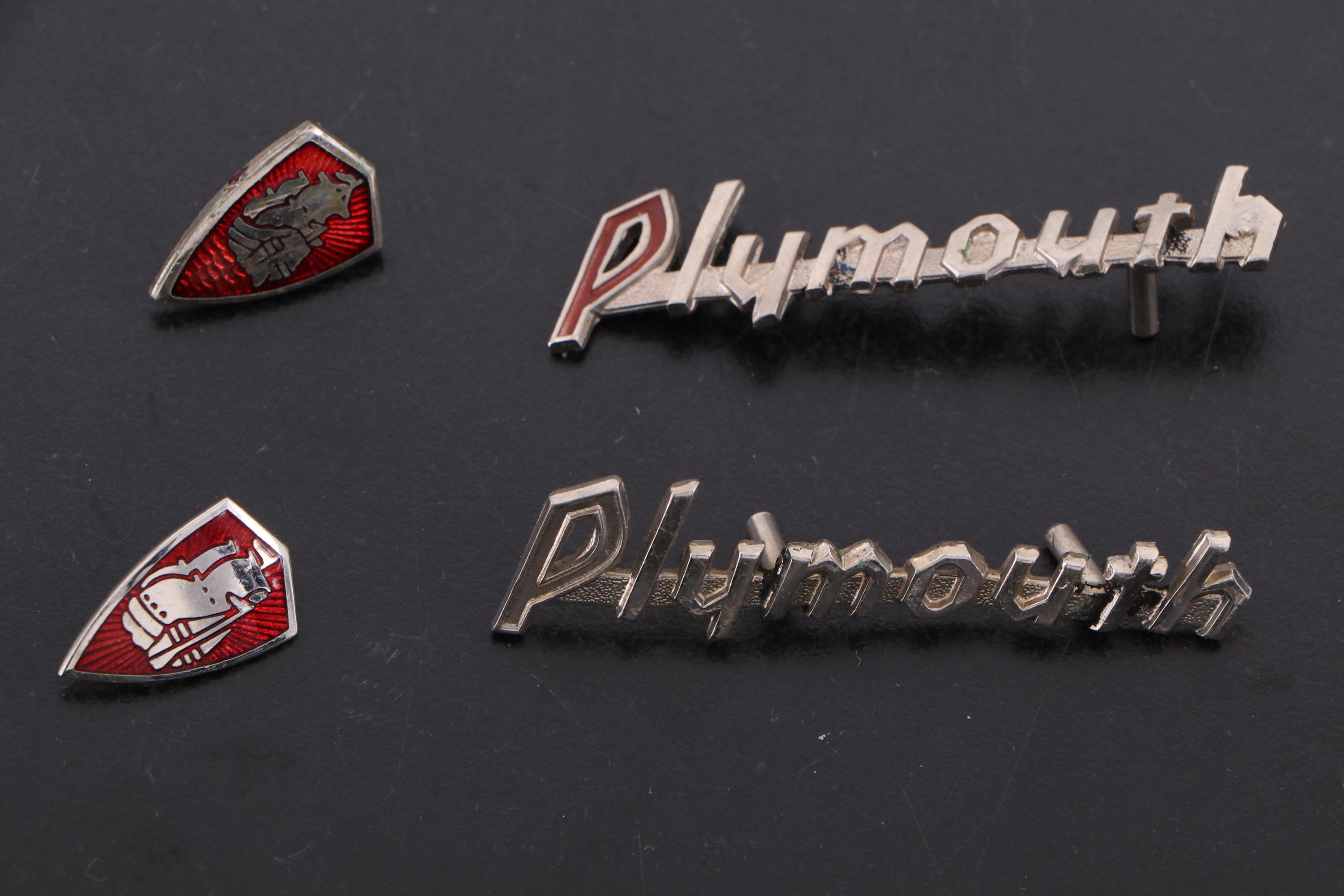 Chrysler Plymouth Automotive Emblems