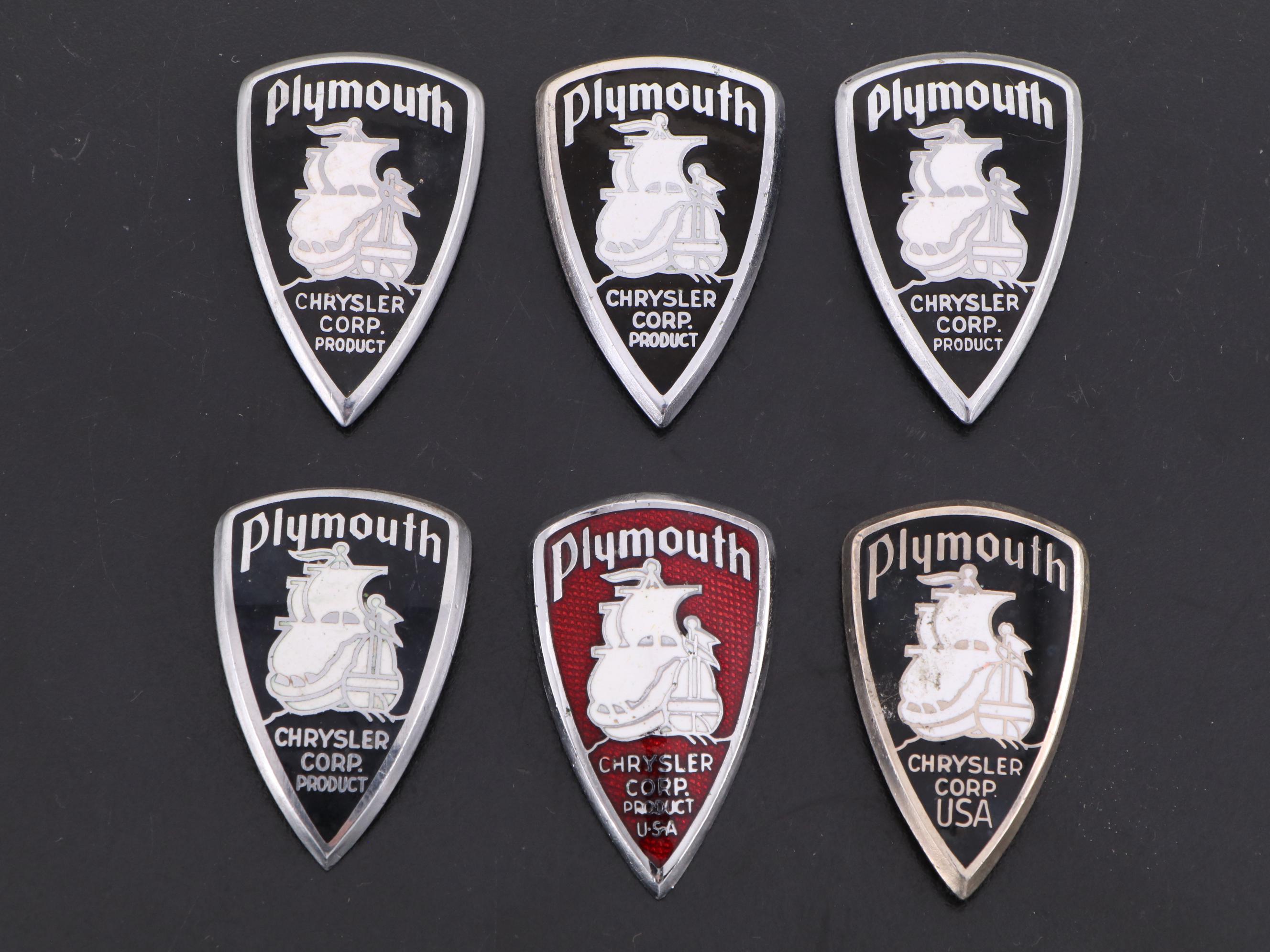 Chrysler Plymouth Automotive Emblems