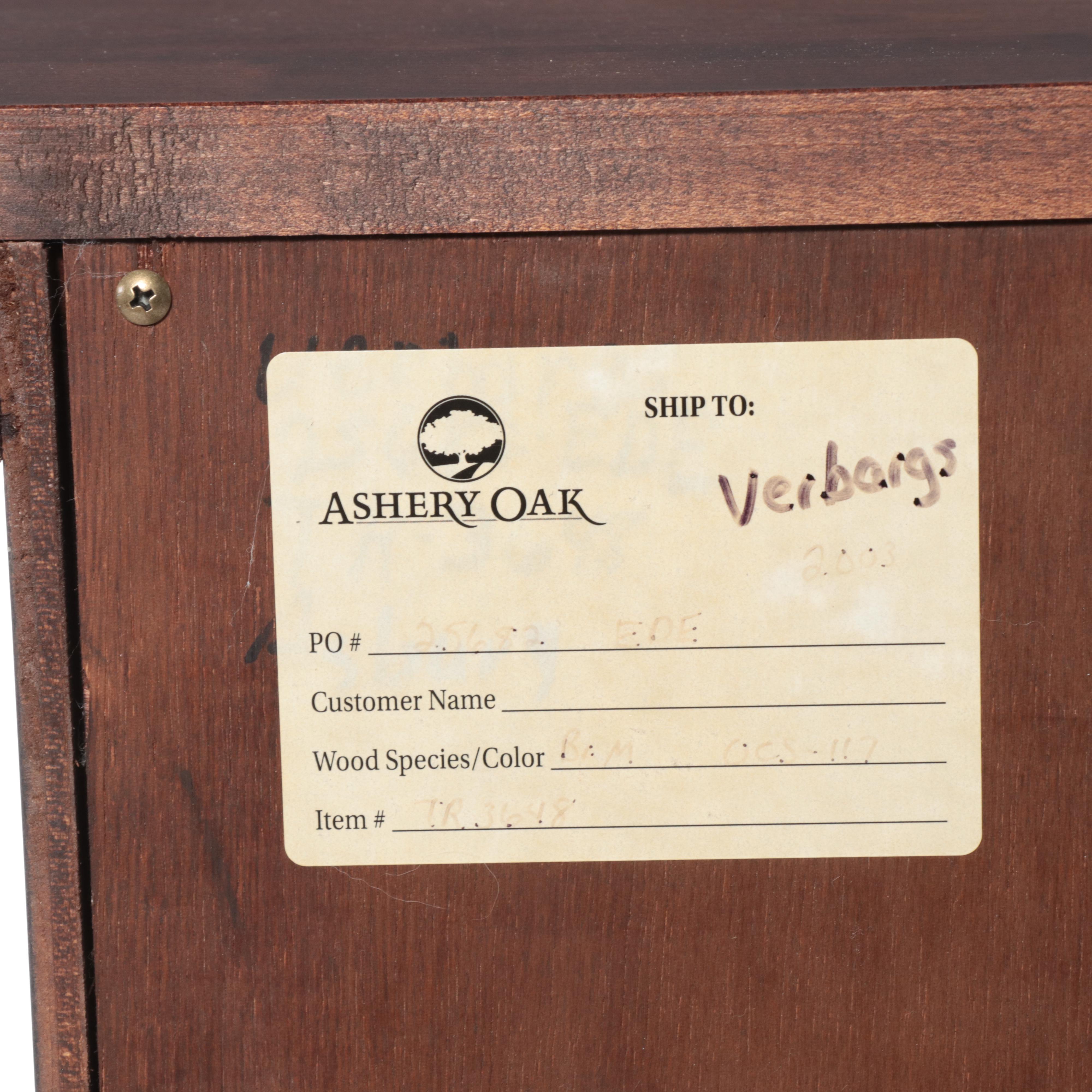 Ashery Oak Furniture Bookcase in Birch and Maple