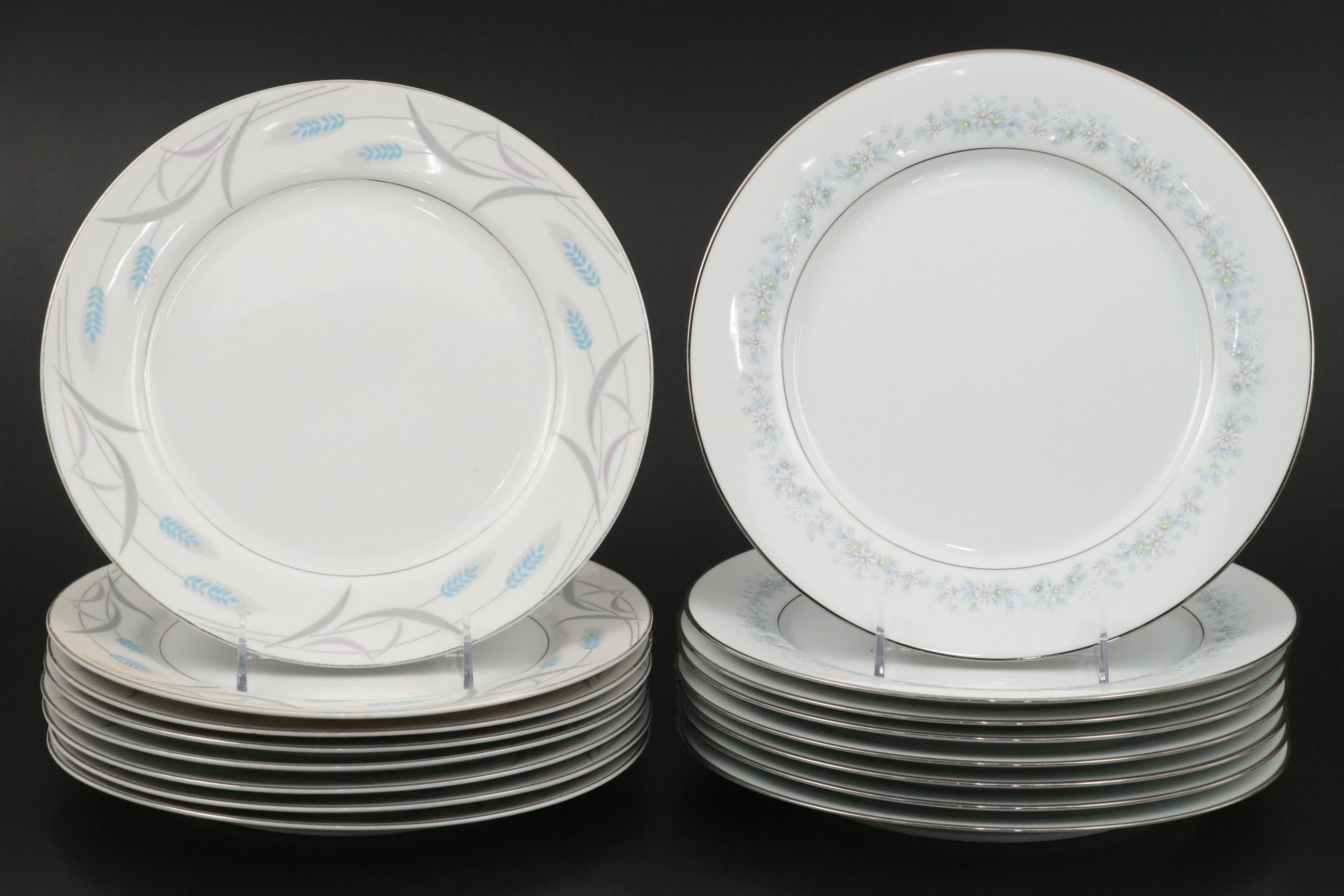 Noritake, Johann Haviland, Mikasa, and More Blue Floral Porcelain Dinnerware