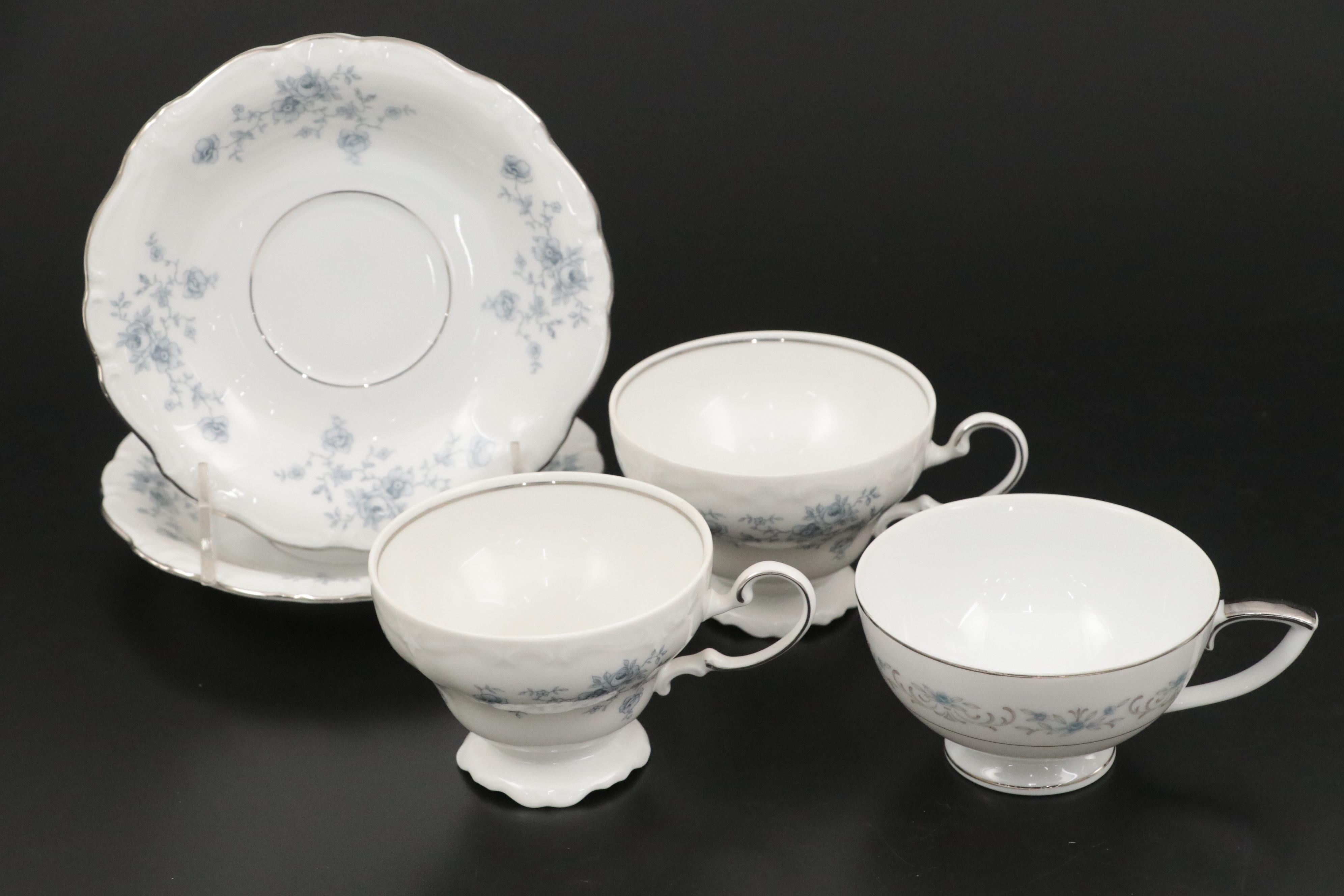 Noritake, Johann Haviland, Mikasa, and More Blue Floral Porcelain Dinnerware