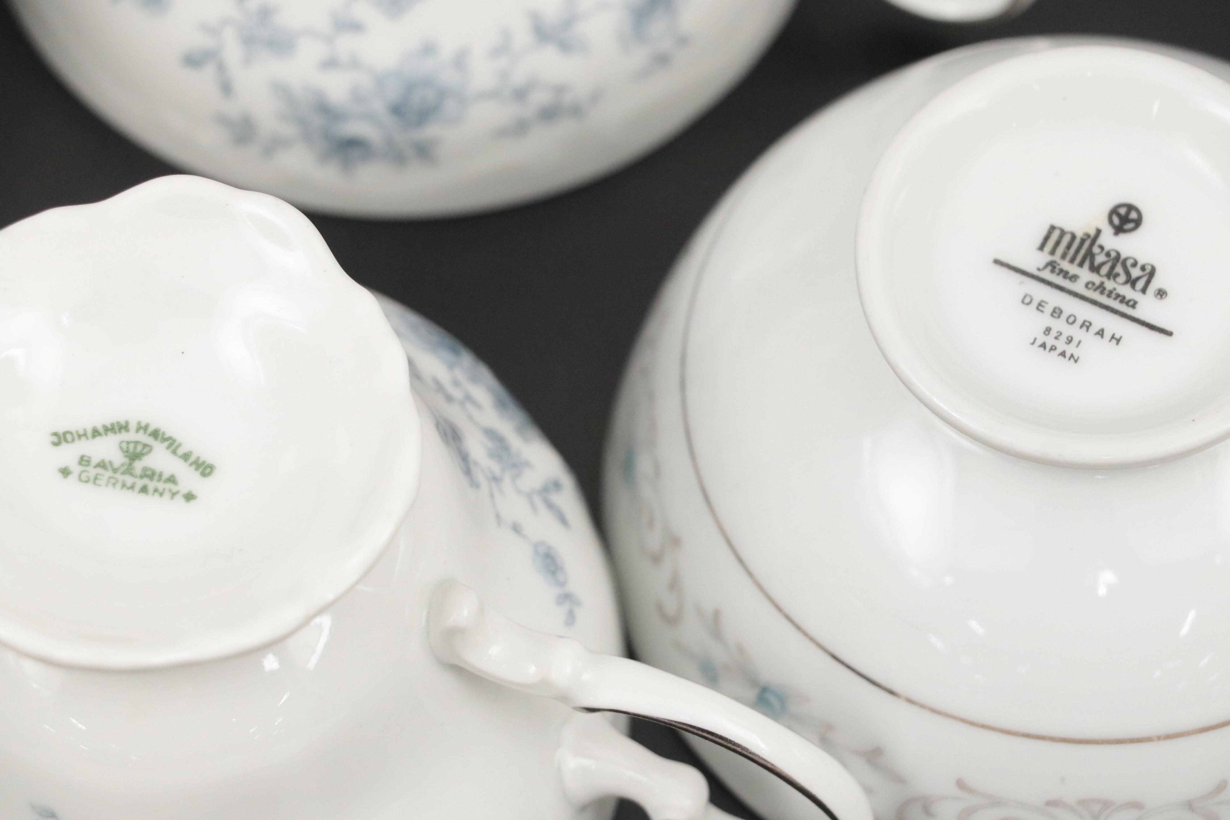 Noritake, Johann Haviland, Mikasa, and More Blue Floral Porcelain Dinnerware