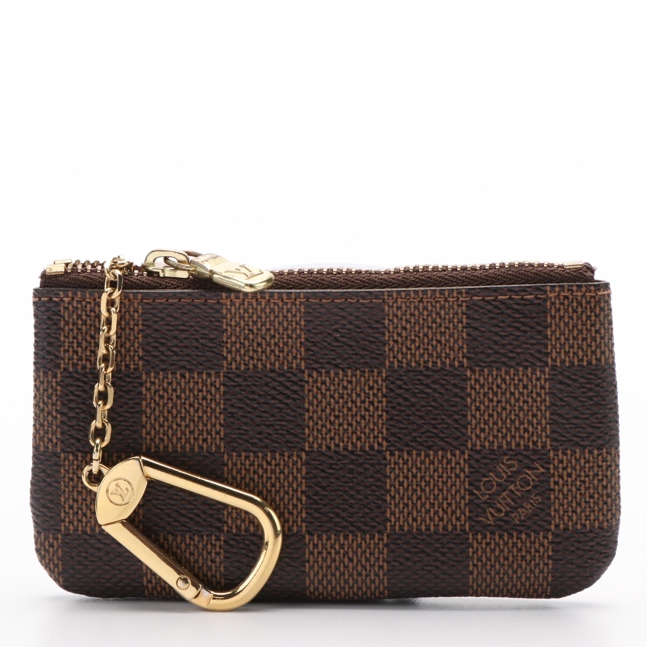Louis Vuitton Damier Ebene Canvas Key Pouch