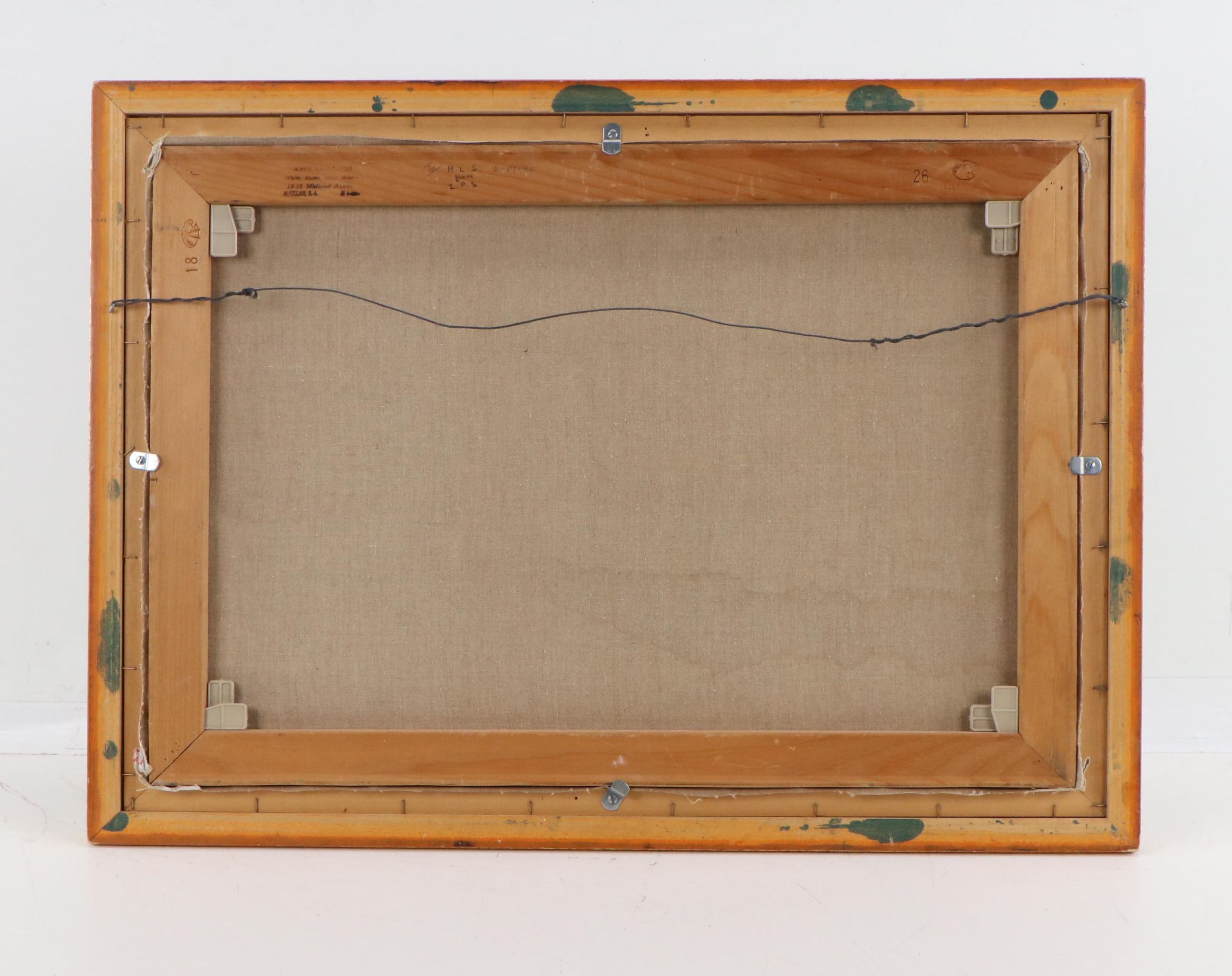 D Bauman Seascape Oil Painting