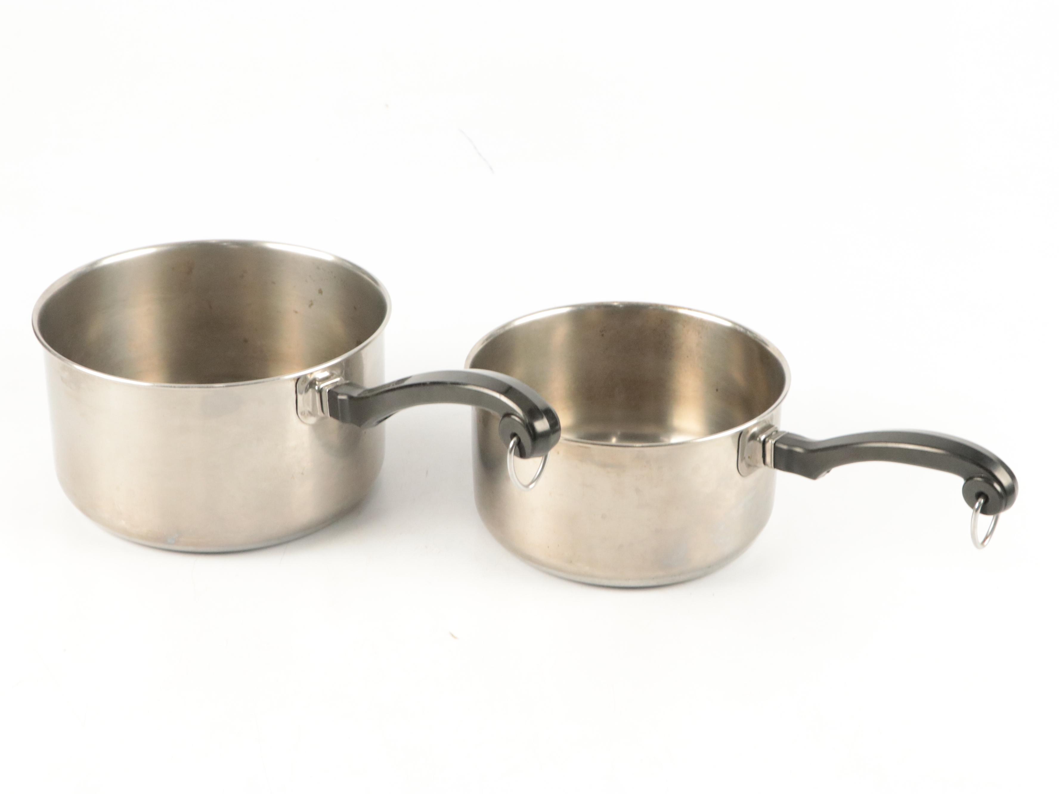 Farberware Aluminum Clad Stainless Steel Pots and Pans