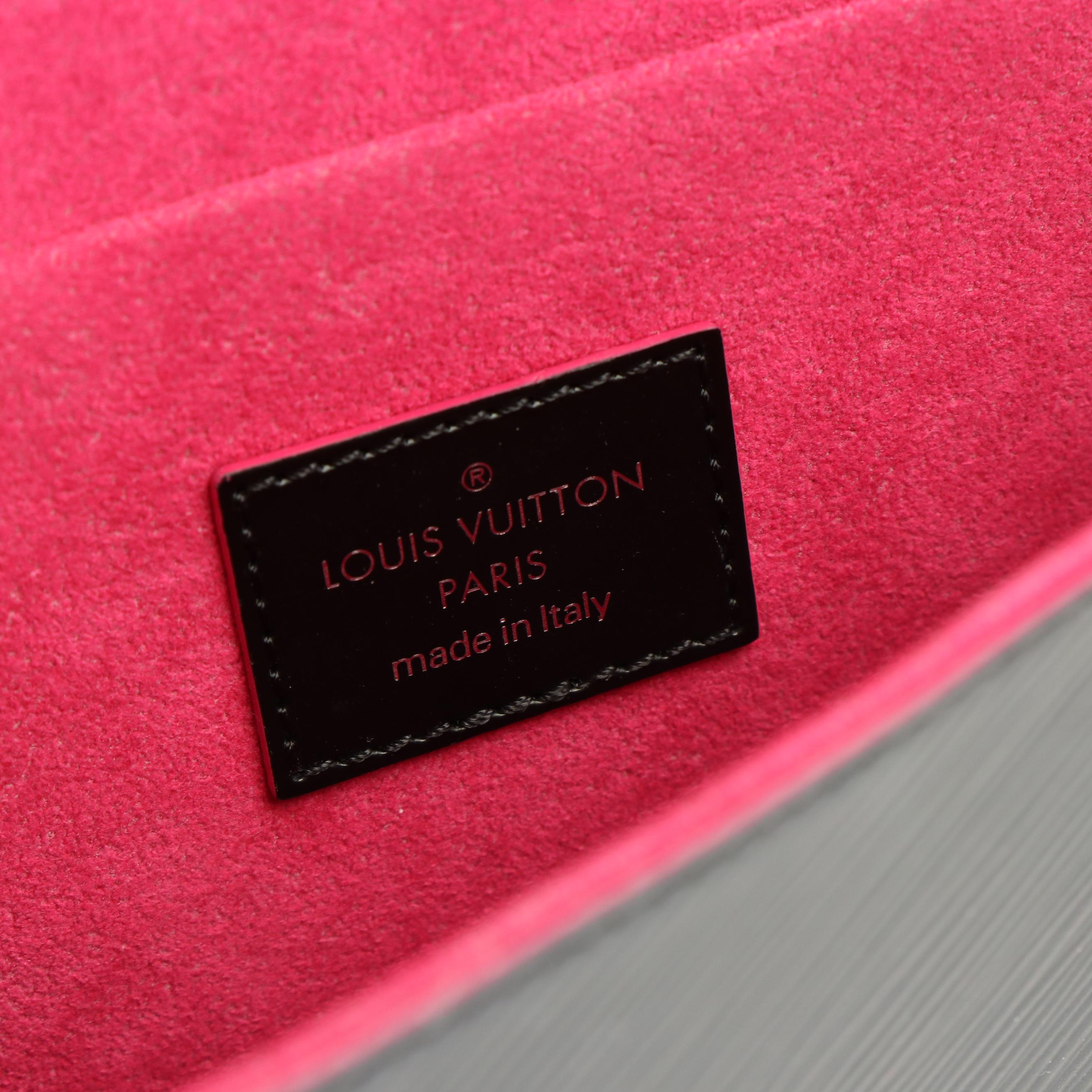 Louis Vuitton Félicie Crossbody Bag in Black Epi Leather