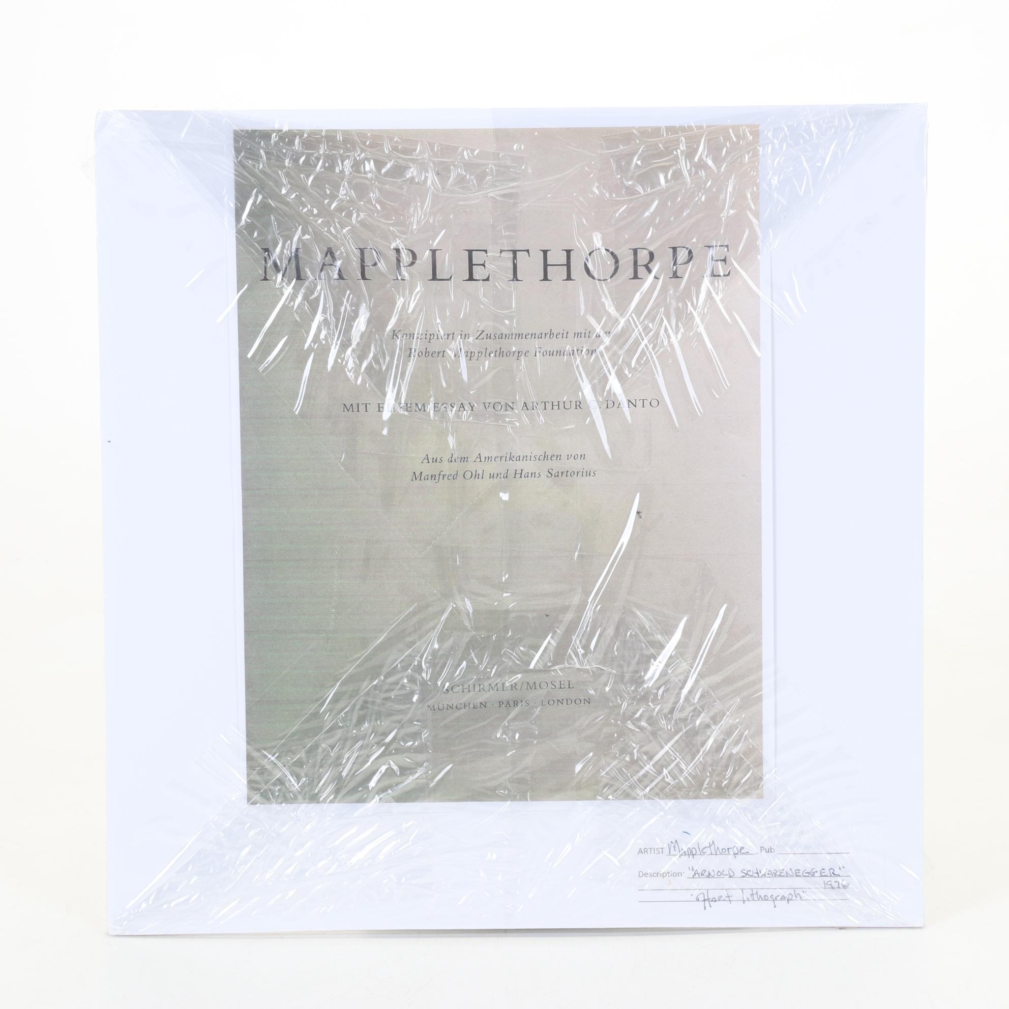 Offset Lithograph After Robert Mapplethorpe "Arnold Schwarzenegger," 1976