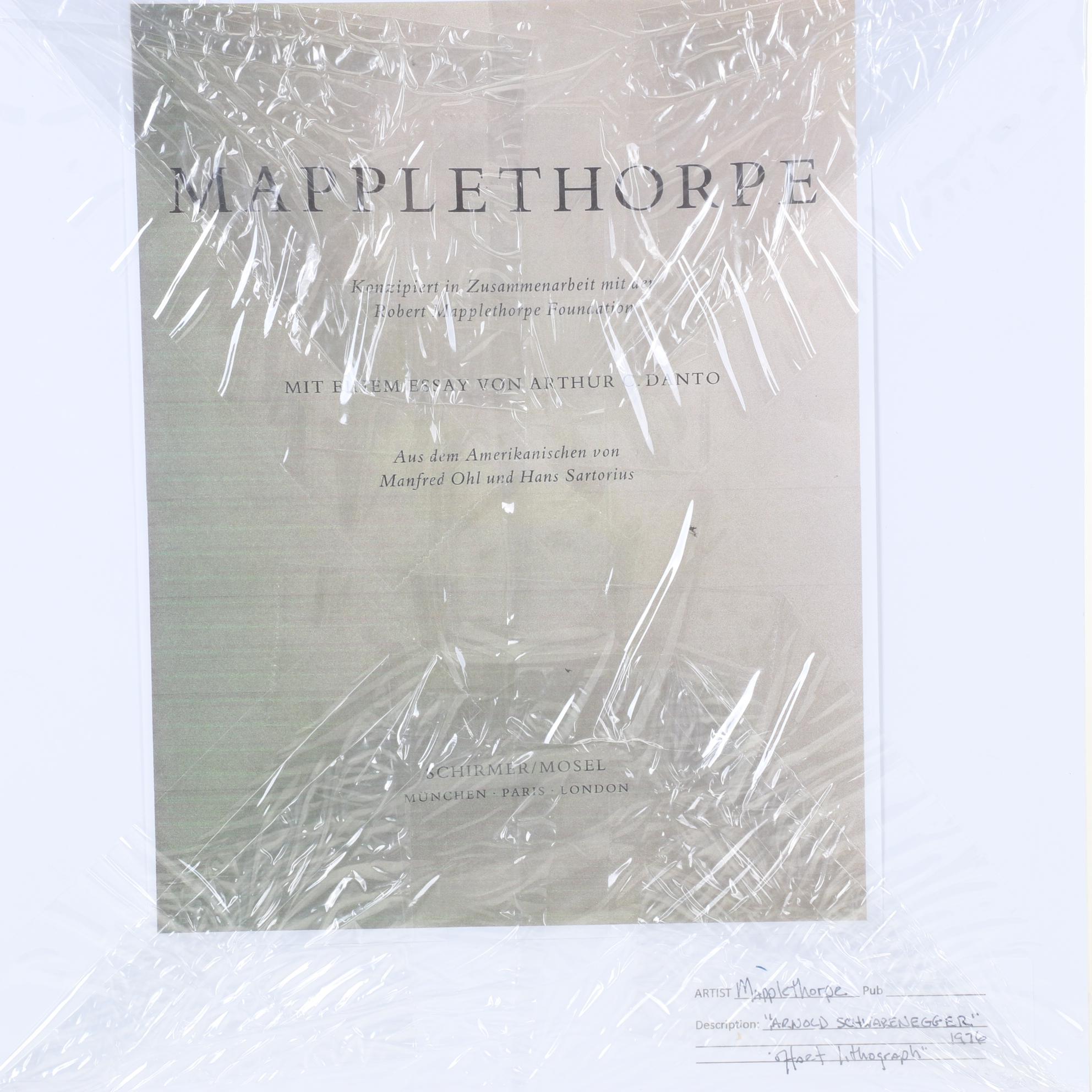 Offset Lithograph After Robert Mapplethorpe "Arnold Schwarzenegger," 1976