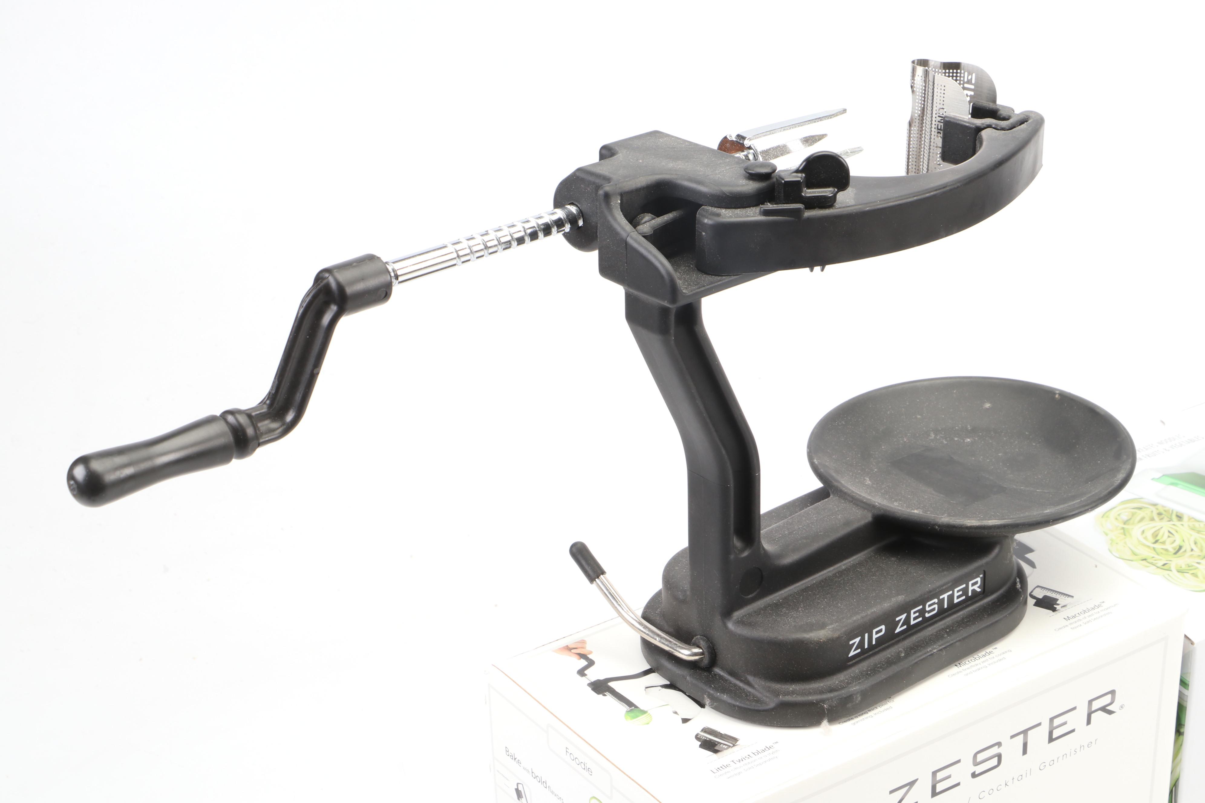 Zip Zester Citrus Zester Cocktail Garnisher and Good Grips Spiralizer