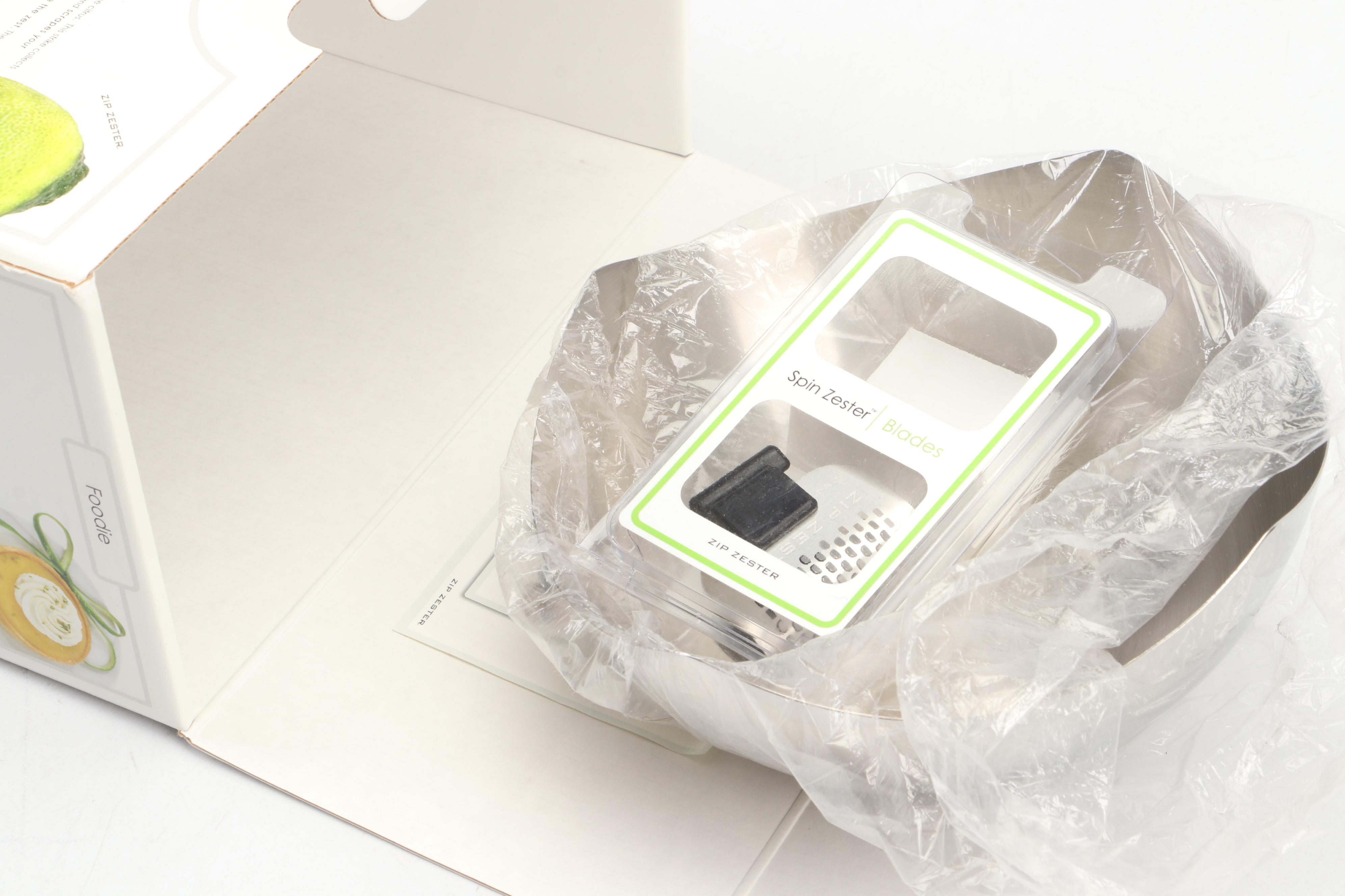 Zip Zester Citrus Zester Cocktail Garnisher and Good Grips Spiralizer