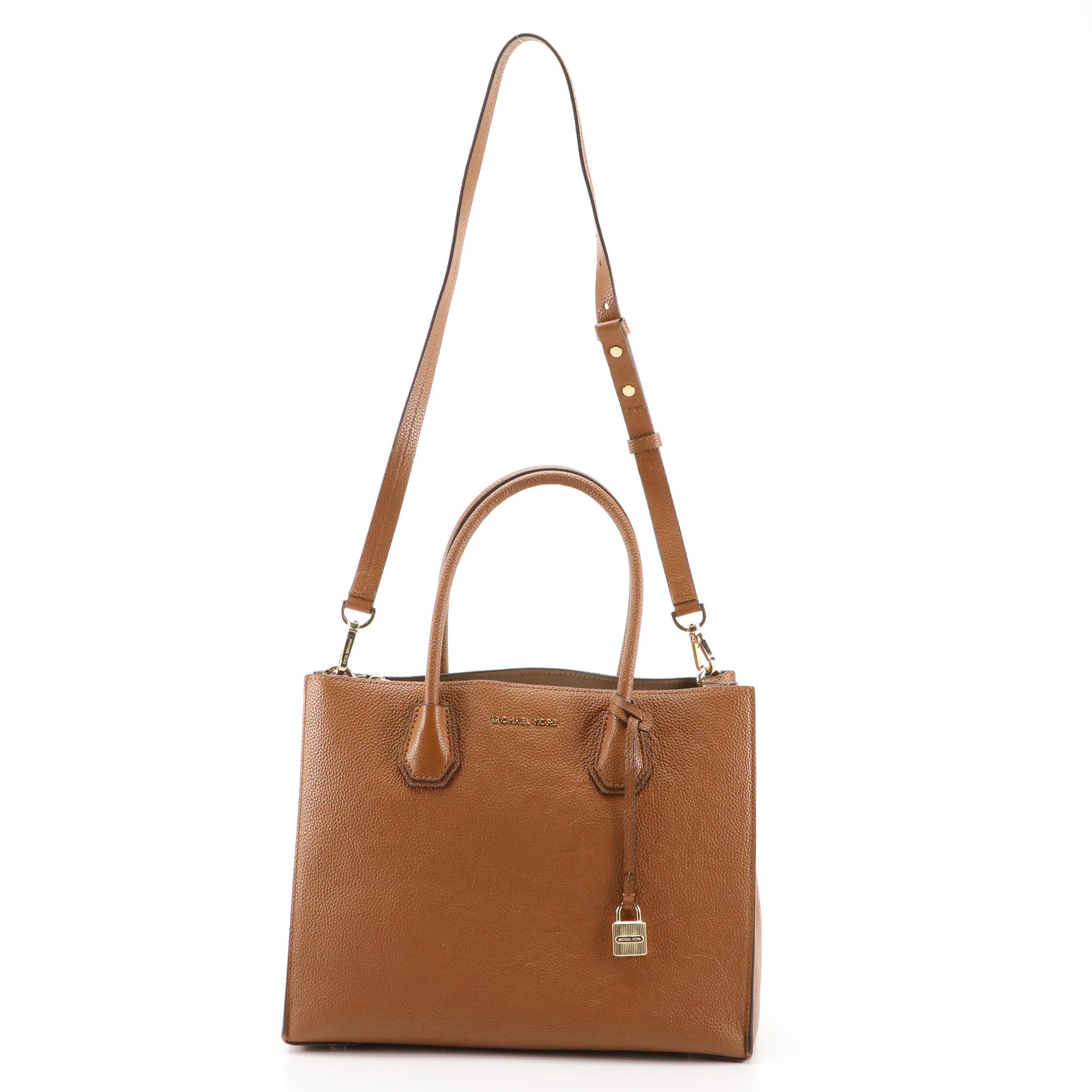 Brahmin Croc Embossed Leather Handbag & Michael Kors Grained Leather Two-Way Bag