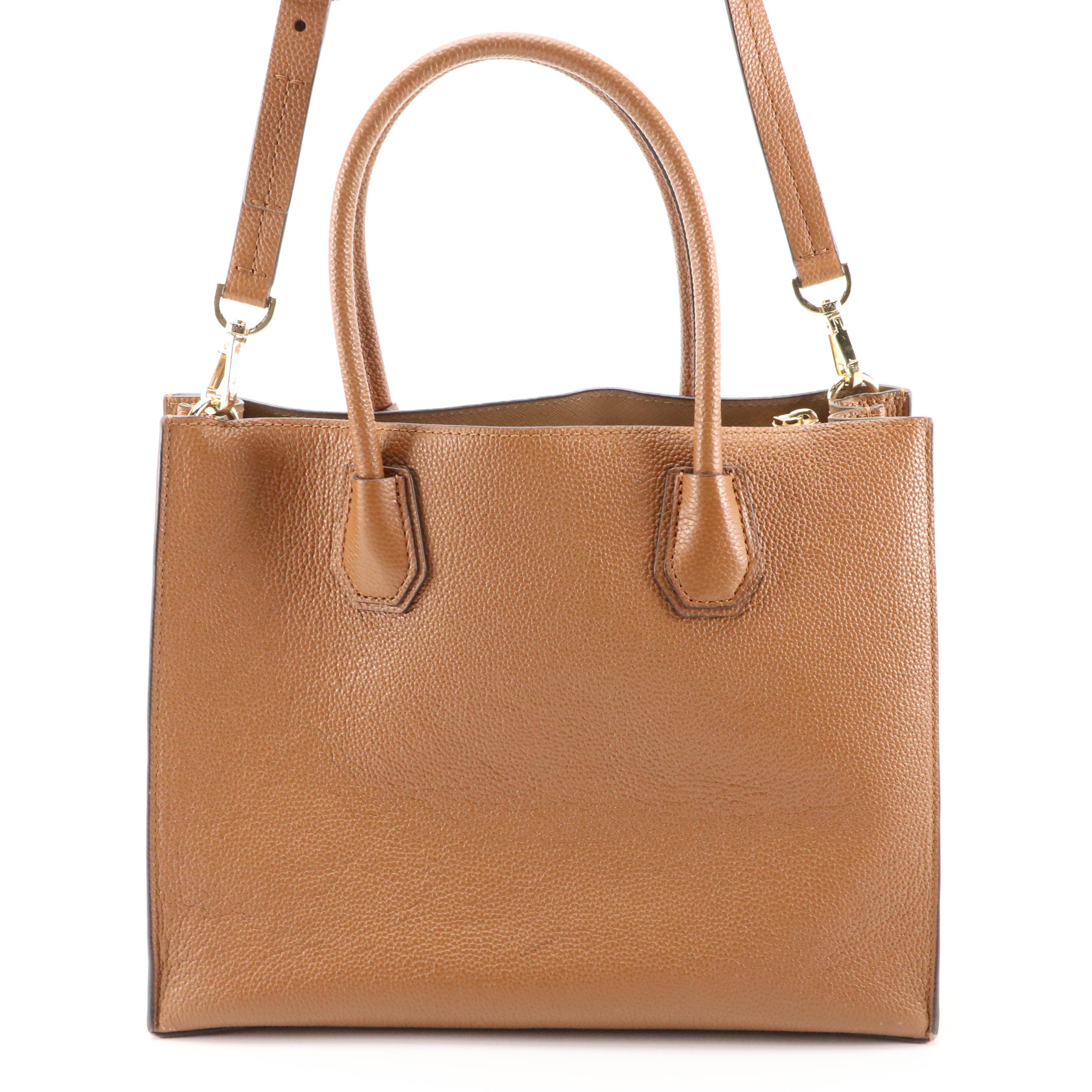 Brahmin Croc Embossed Leather Handbag & Michael Kors Grained Leather Two-Way Bag