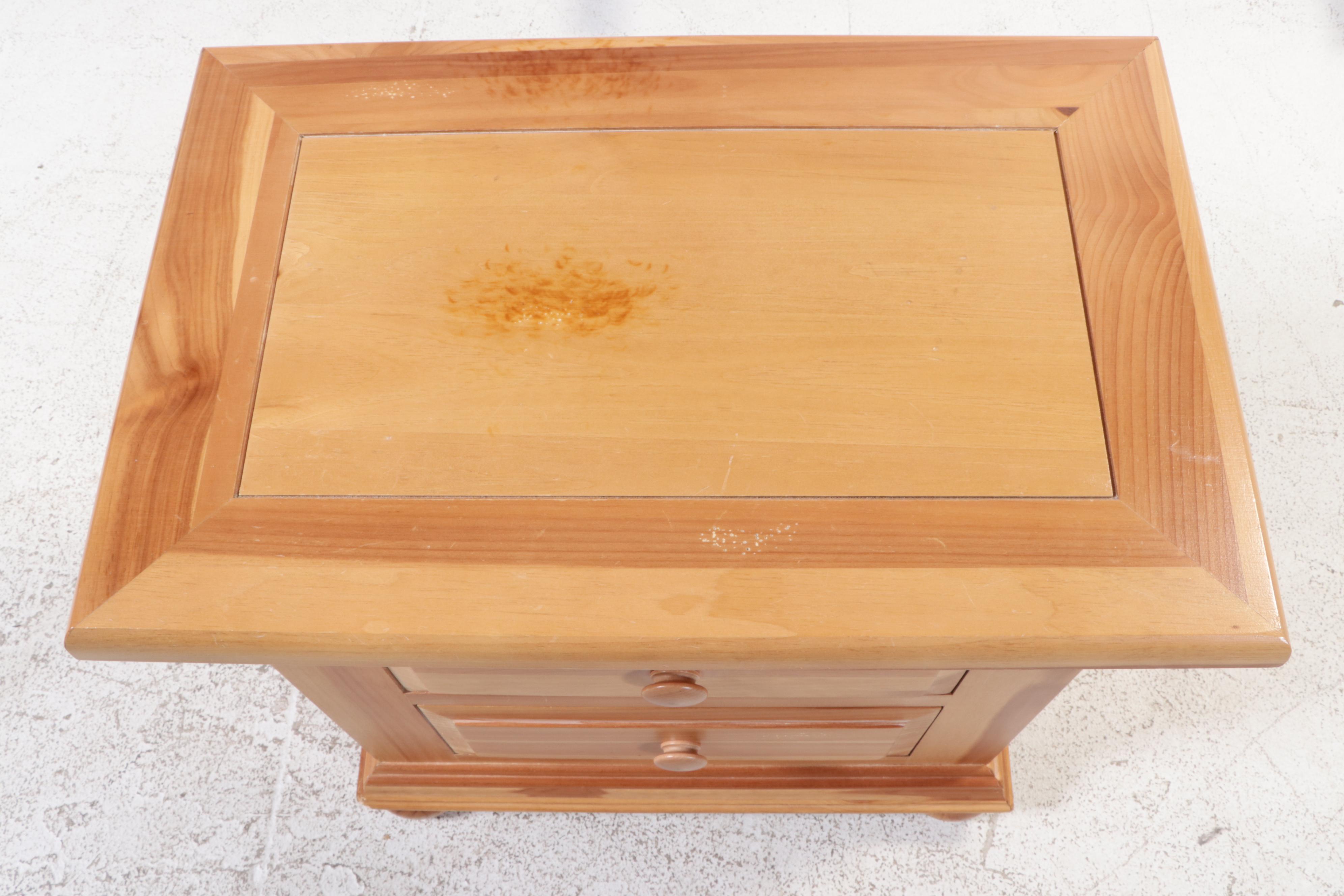 Broyhill "Fontana" Pine Bedside Chest