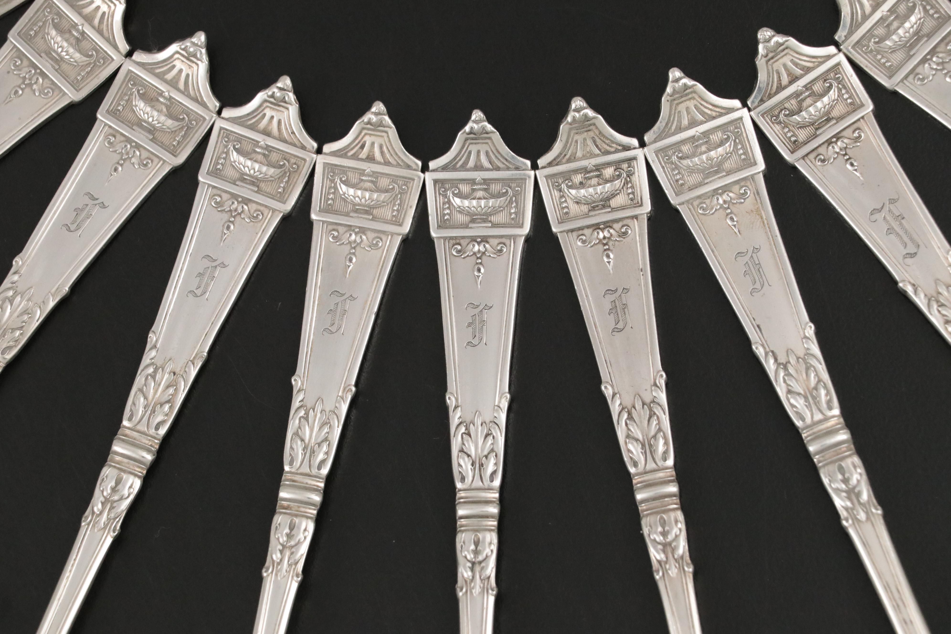 Gorham "Lansdowne" Sterling Silver Corn Rake Kernel Splitter