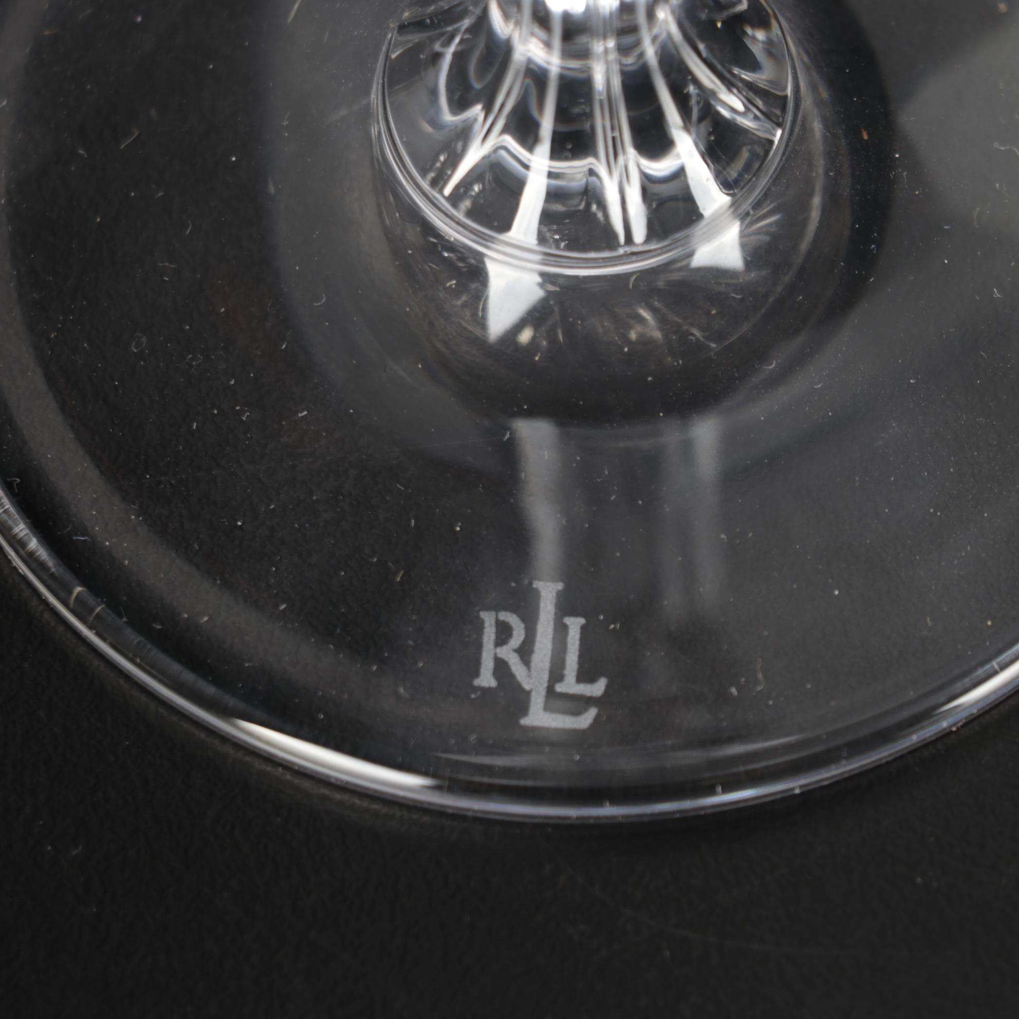 Ralph Lauren "Garland" Martini Glasses, Set of Three