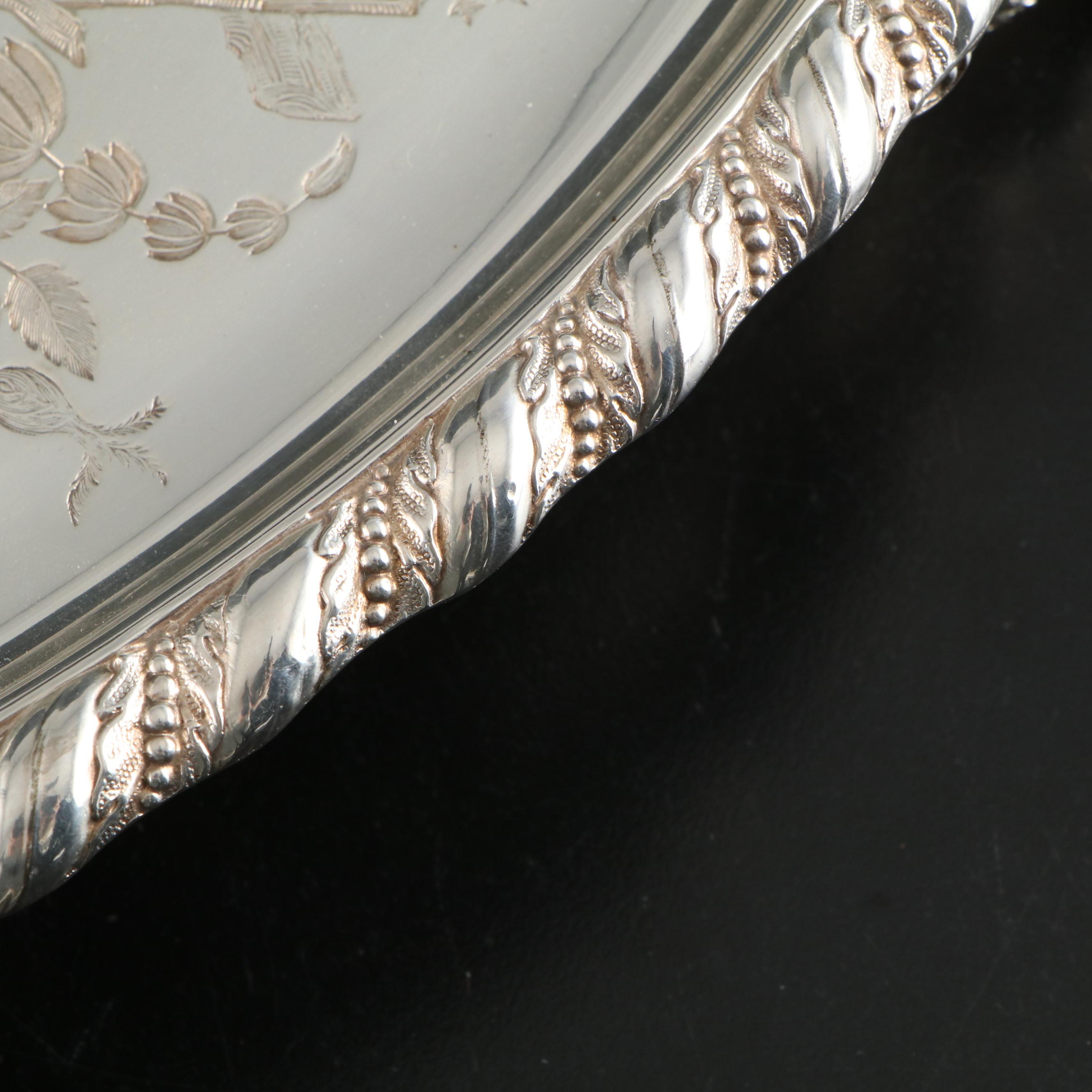 Harrison Brothers & Howson Silver Plate Tray
