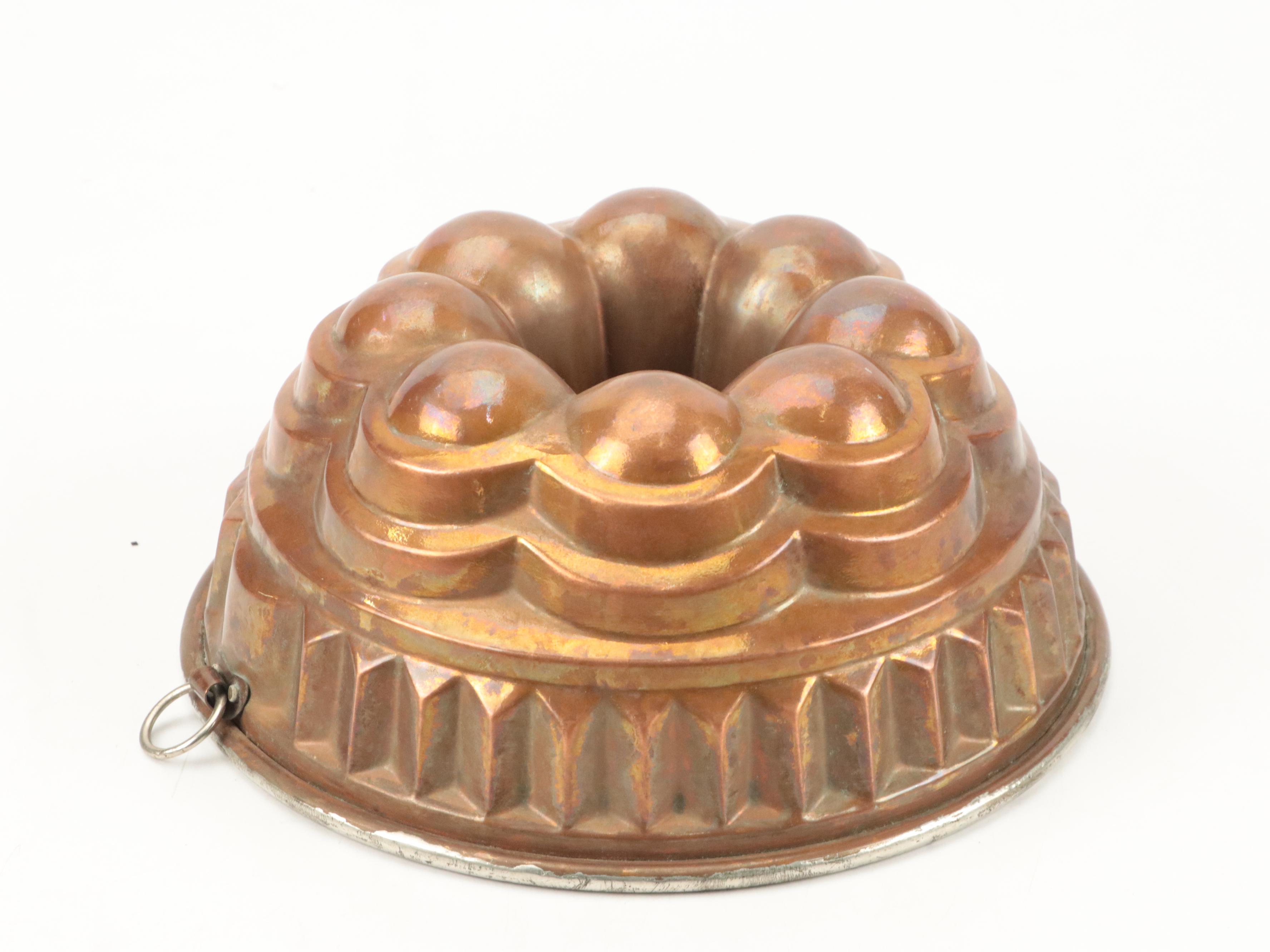 Cordon Bleu and Other French Hammered Copper Pots and Copper Mold