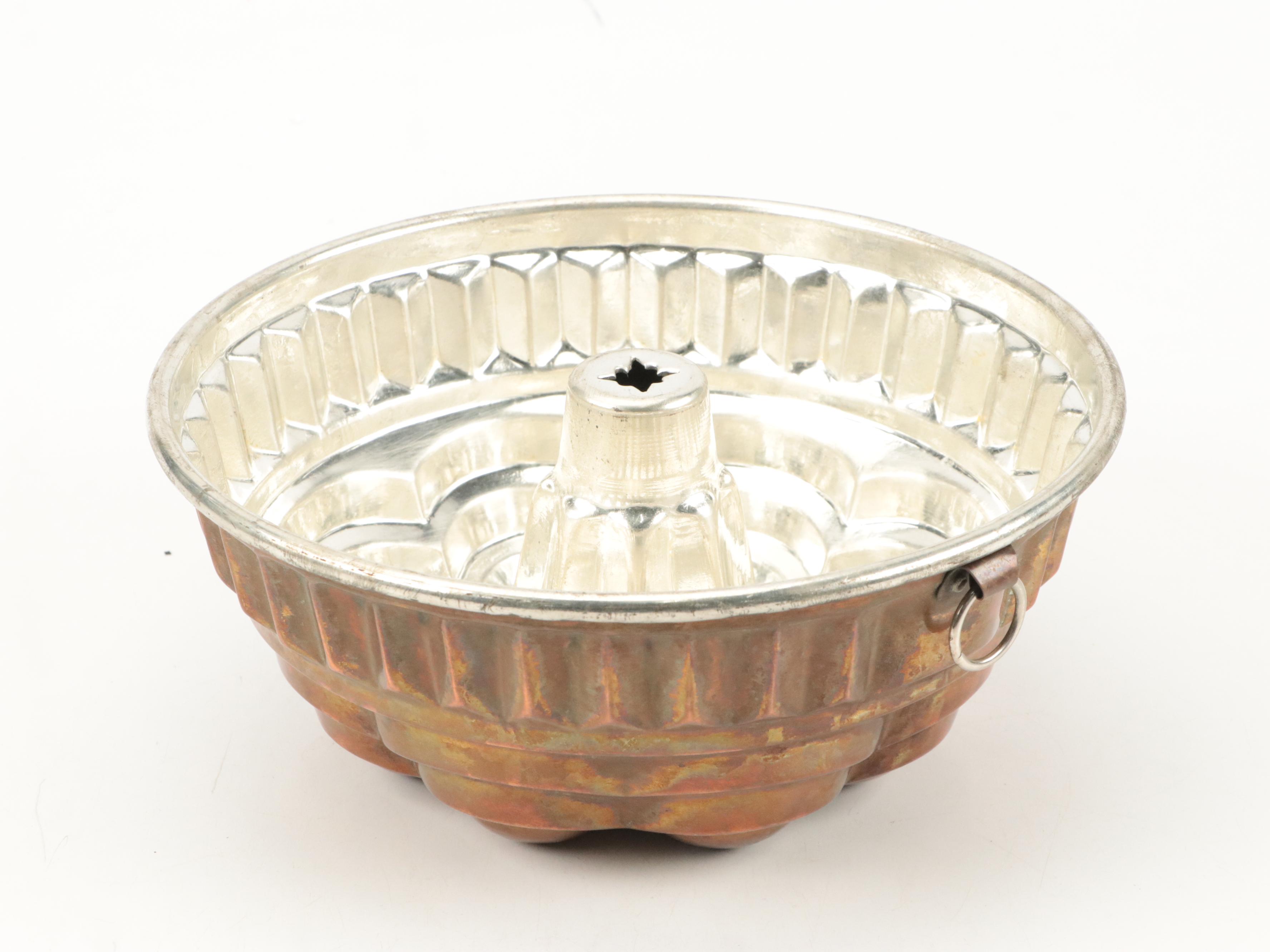 Cordon Bleu and Other French Hammered Copper Pots and Copper Mold